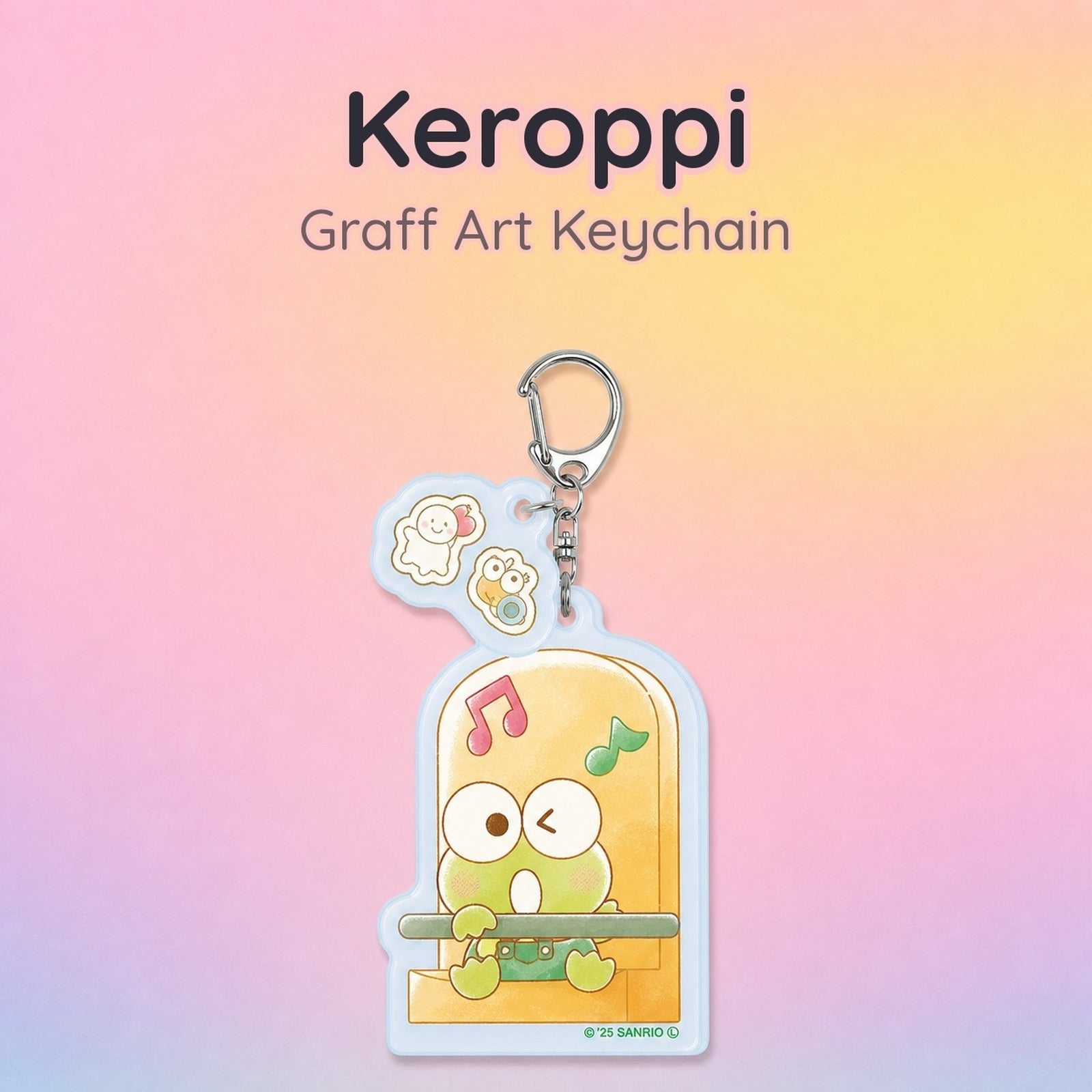 HAPIDANBUI Acrylic Key Chain with Parts 27 - Kerokerokeroppi - Image 1