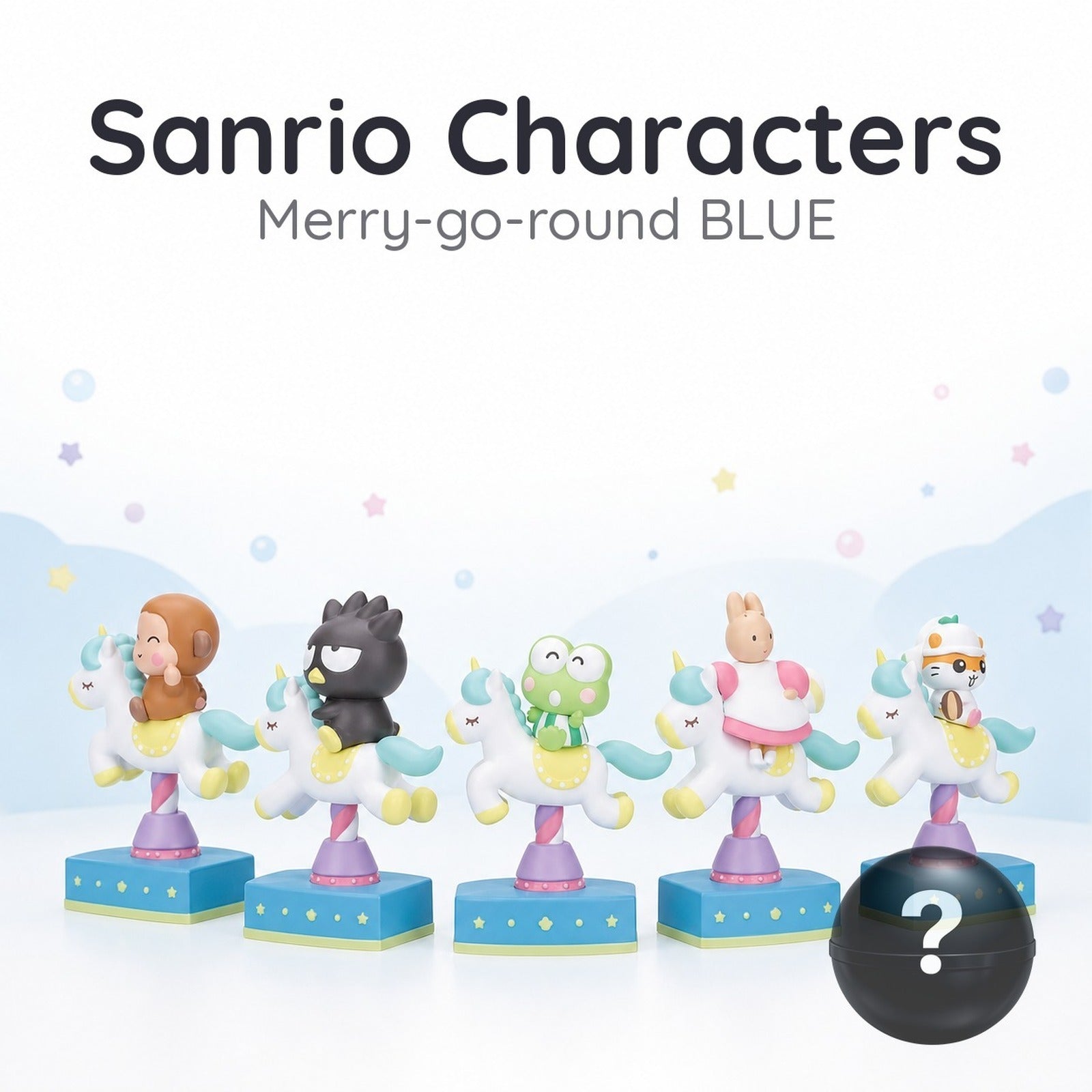 Shaky! Sanrio Characters Merry-go-round - BLUE Edition (Blind Capsule) - Image 1