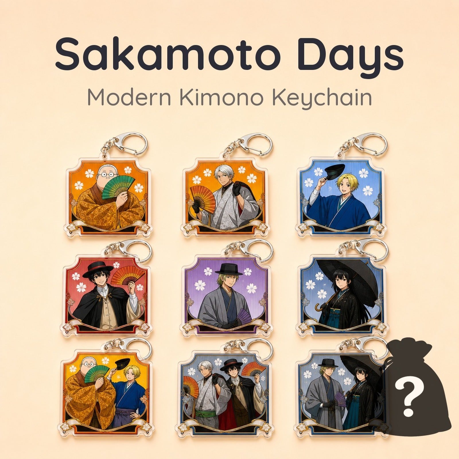 Sakamoto Days - Trading Acrylic Keychain Modern Kimono Edition (Blind Bag) - Image 1