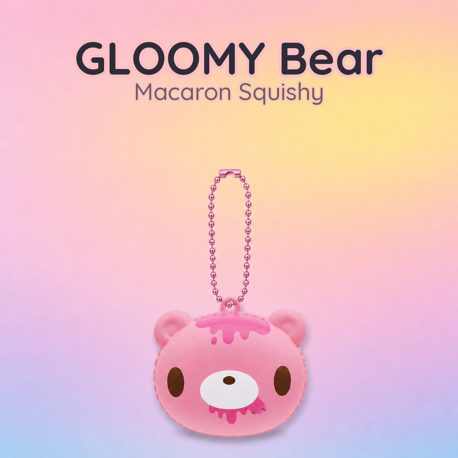GLOOMY The Naughty Grizzly Squeeze Mascot - Macaron - Image 1