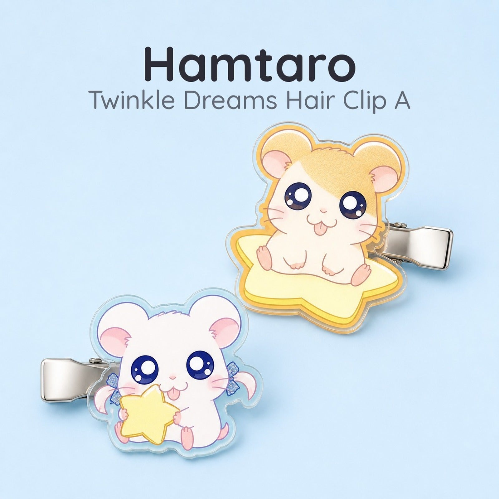Hamtaro Twinkle Dreams Hair Clip Set A - Image 1