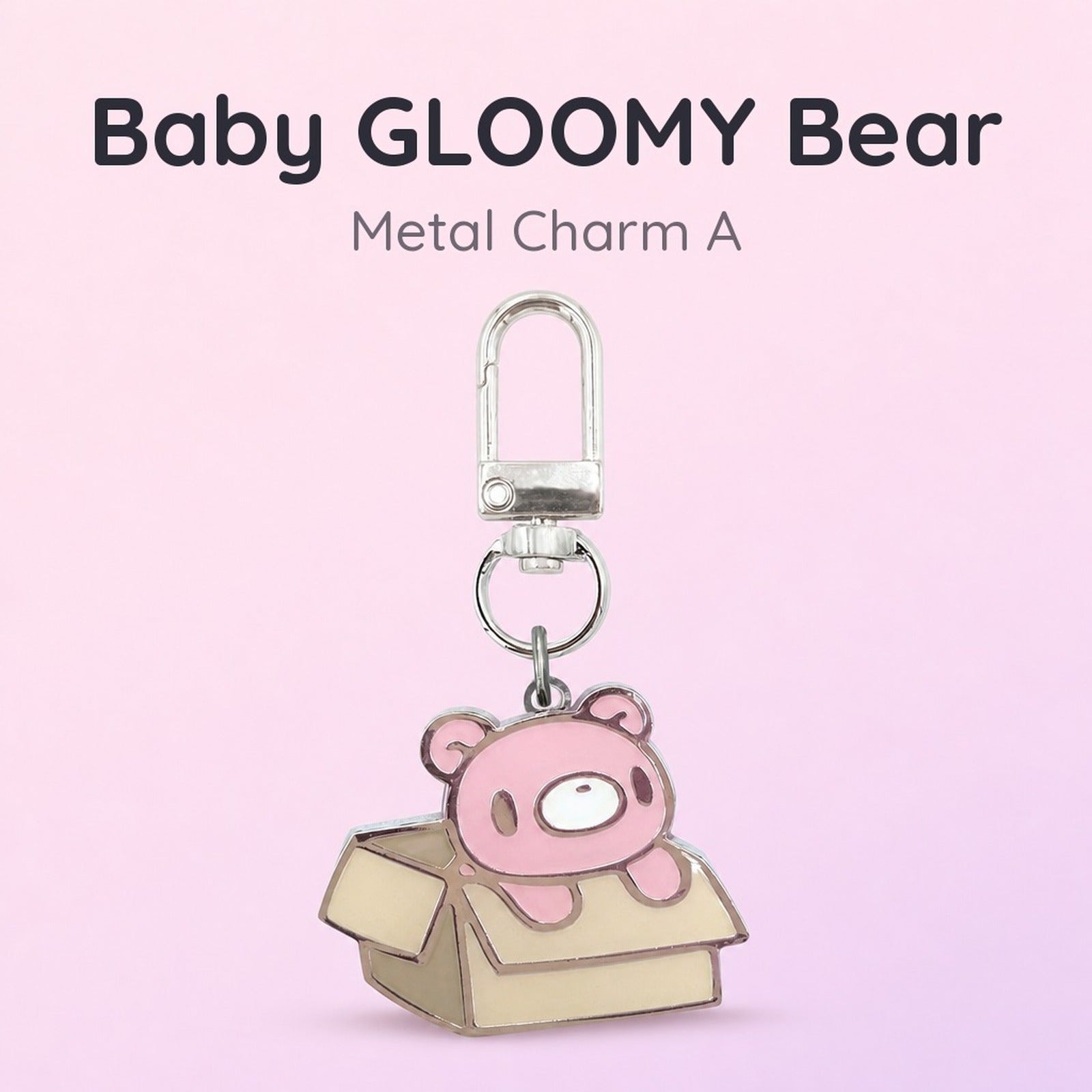 GLOOMY The Naughty Grizzly Metal Charm - Baby Gloomy A - Image 1
