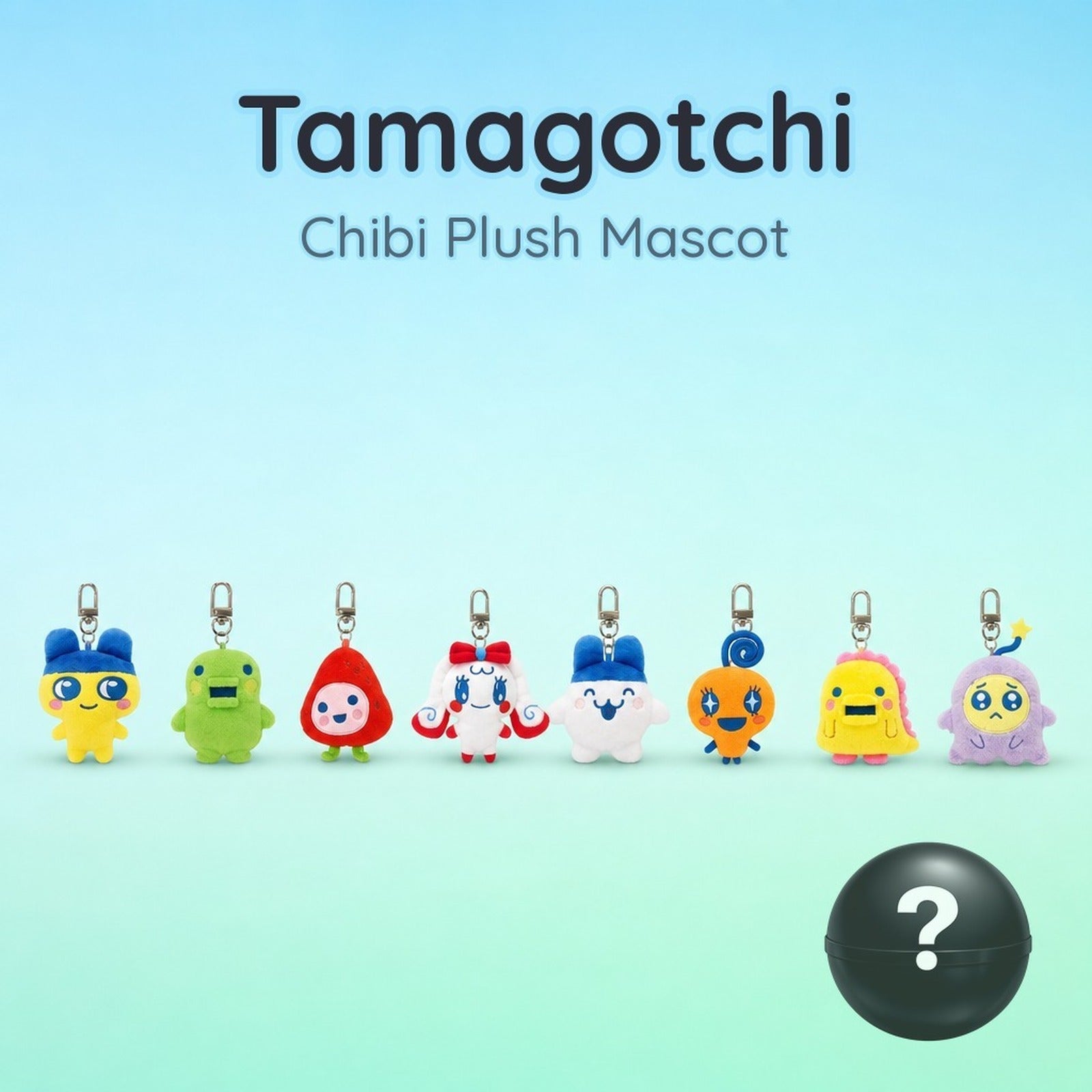 Tamagotchi Mini Mini Chibi Plush Mascot - Trading Keychain Collection (Blind Capsule) - Image 1