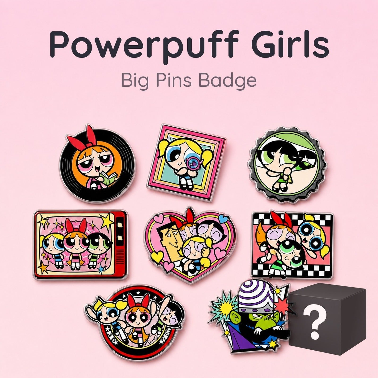 The Powerpuff Girls - Big Pins Collection Can Badge (Blind Box) - Image 1