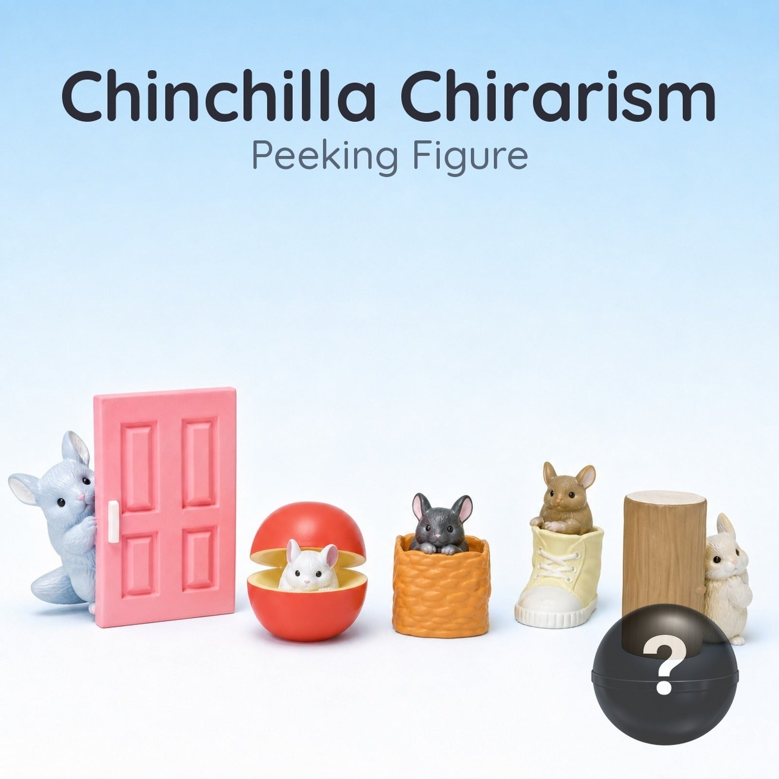 Chinchilla Chirarism Mikke! - Peeking Chinchilla Collection (Blind Capsule) - Image 1