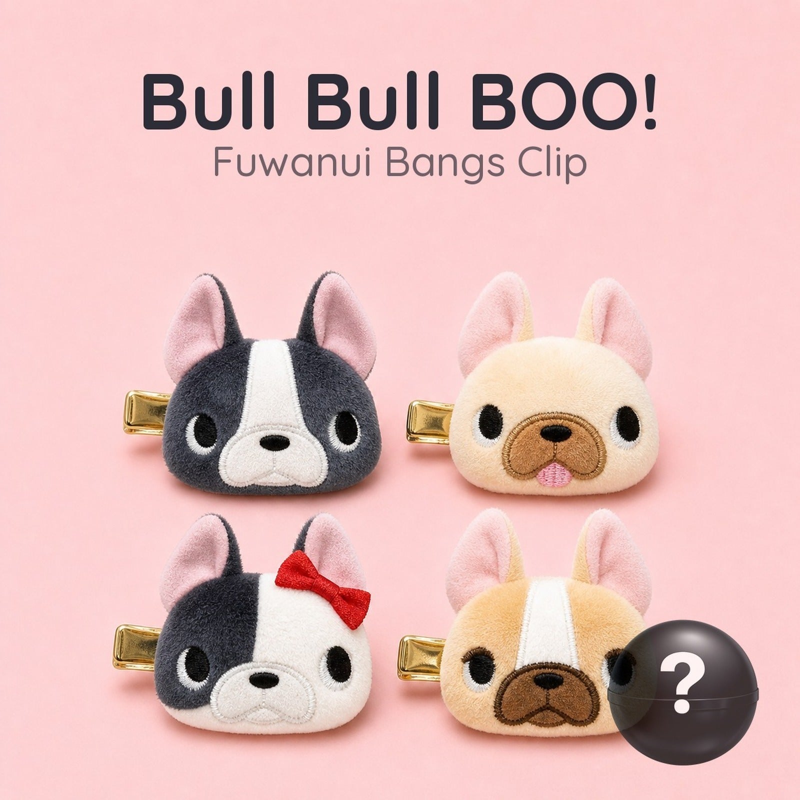Bull Bull BOO! - Fuwanui Bangs Hair Clip (Blind Capsule) - Image 1