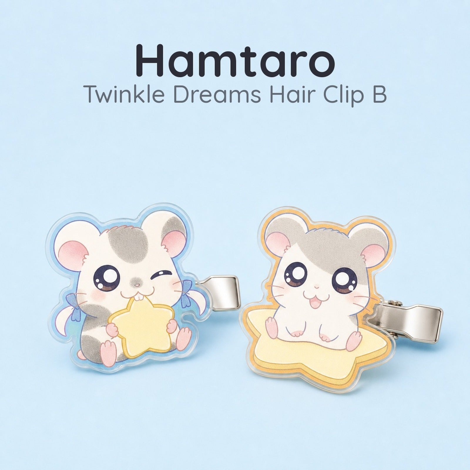 Hamtaro Twinkle Dreams Hair Clip Set B - Image 1