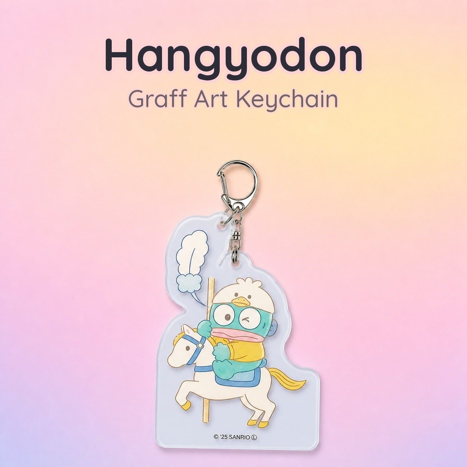 HAPIDANBUI Acrylic Key Chain with Parts 38 - Hangyodon Graff Art - Image 1