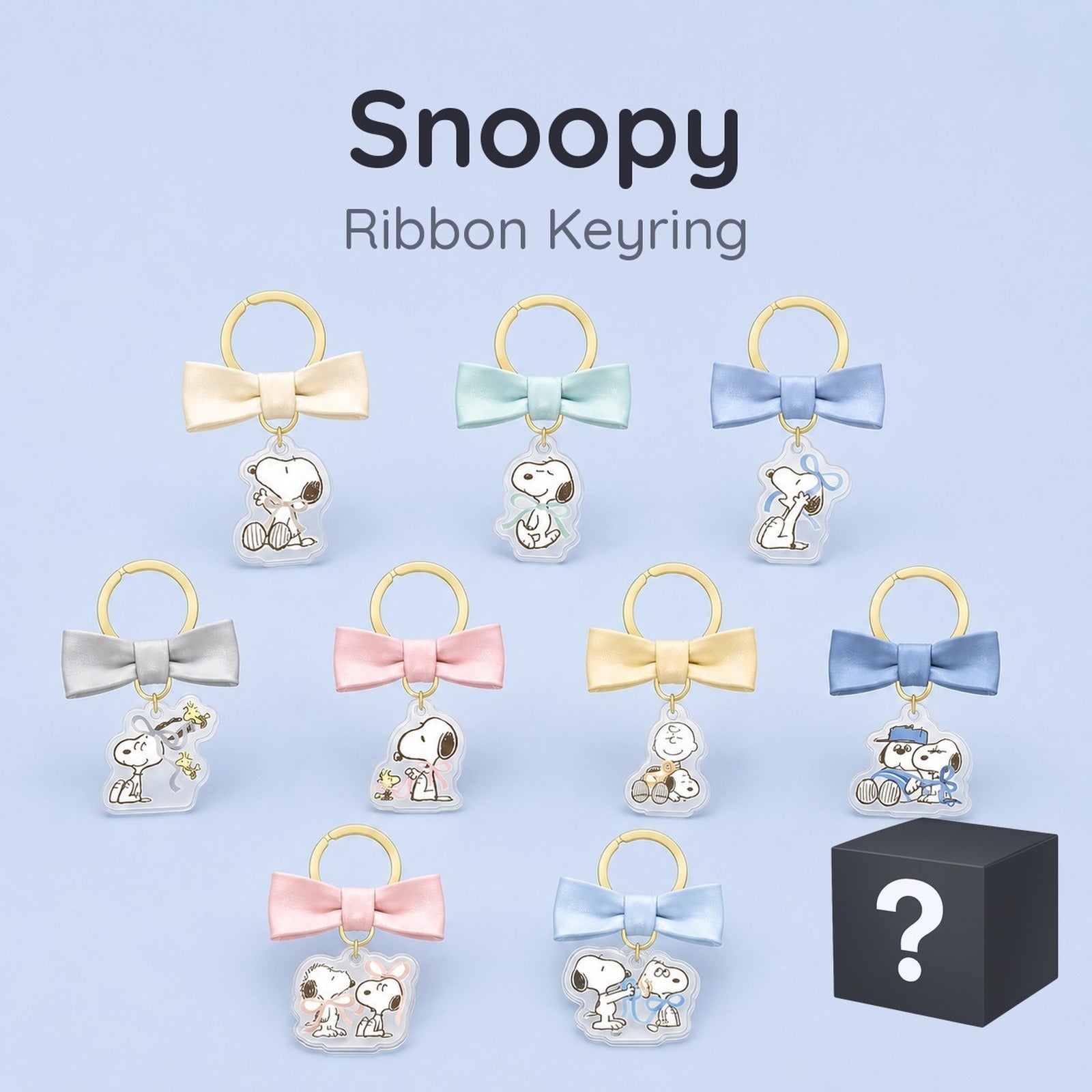 Peanuts Snoopy - Secret Ribbon Keyring Gachapon (Blind Box) - Image 1
