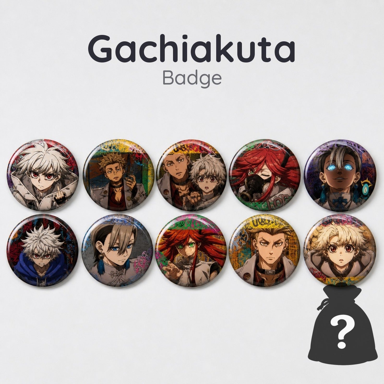 Gachiakuta Kirakira Can Badge Vol. 2 (Blind Bag) - Image 1