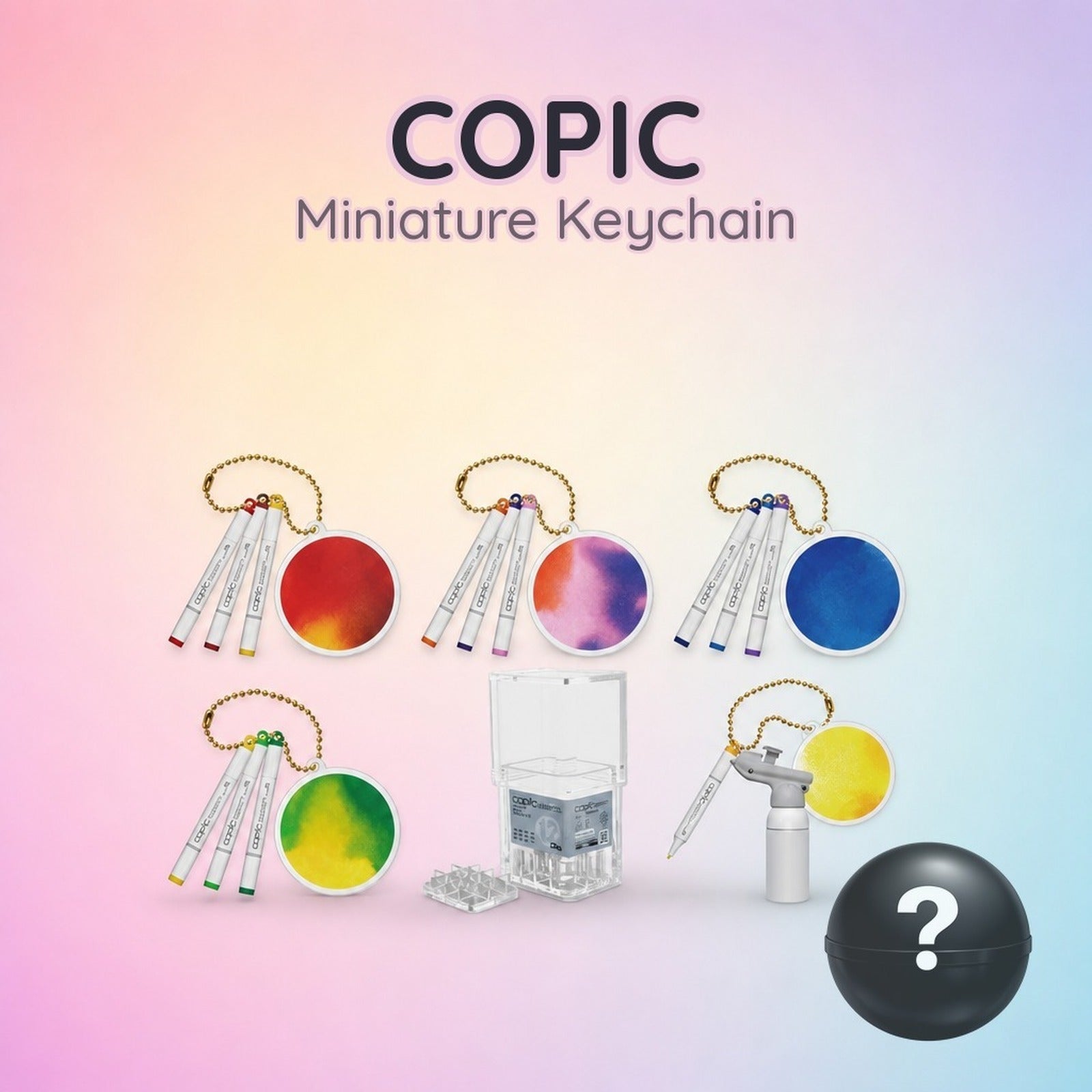COPIC Miniature Keychain Plus - Collectible Marker Replica (Blind Capsule) - Image 1