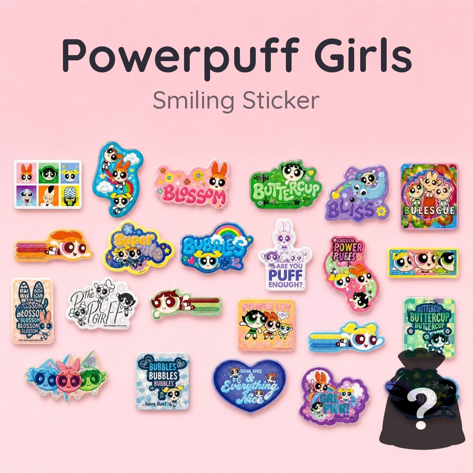 The Powerpuff Girls - Niko Iri Smiling Sticker (Blind Bag) - Image 1