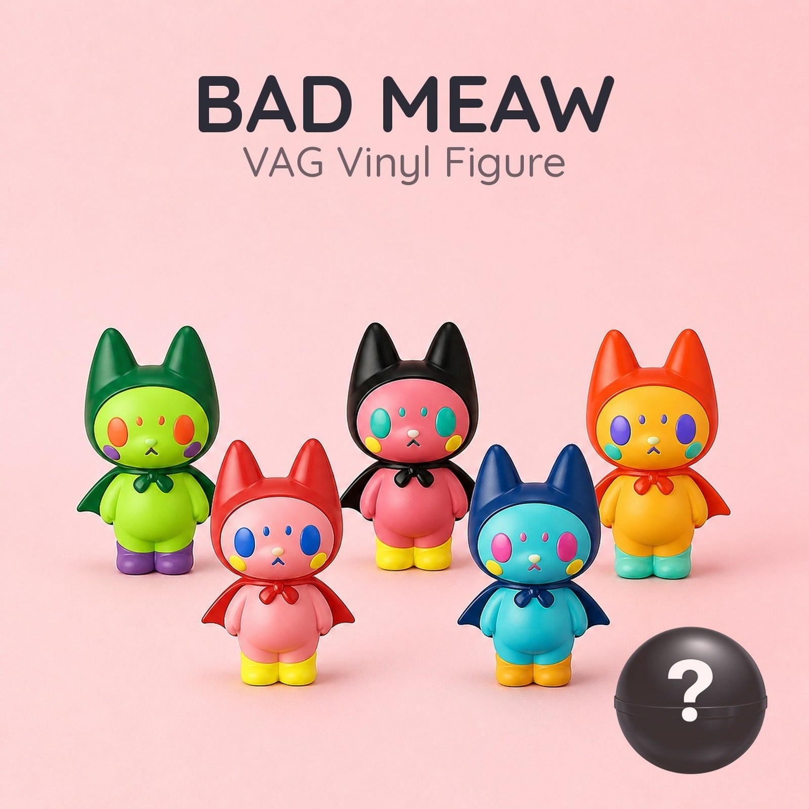 VAG Series 45 - BAD MEAW OG Original Vinyl Figure (Blind Capsule) - Image 1