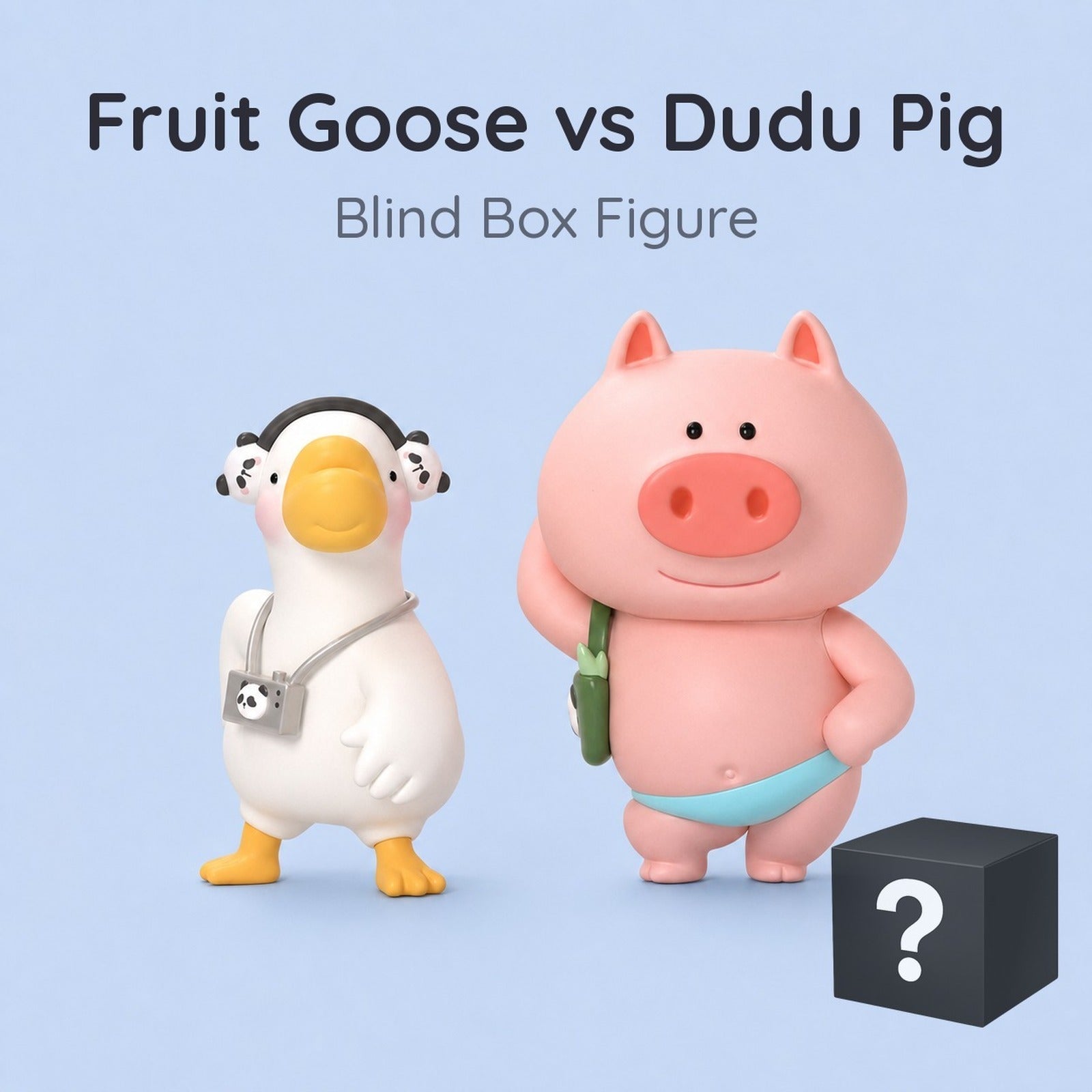 XFREE Fruit Goose vs Dudu Pig Rampage Check-in Squad (Blind Box) - Image 1