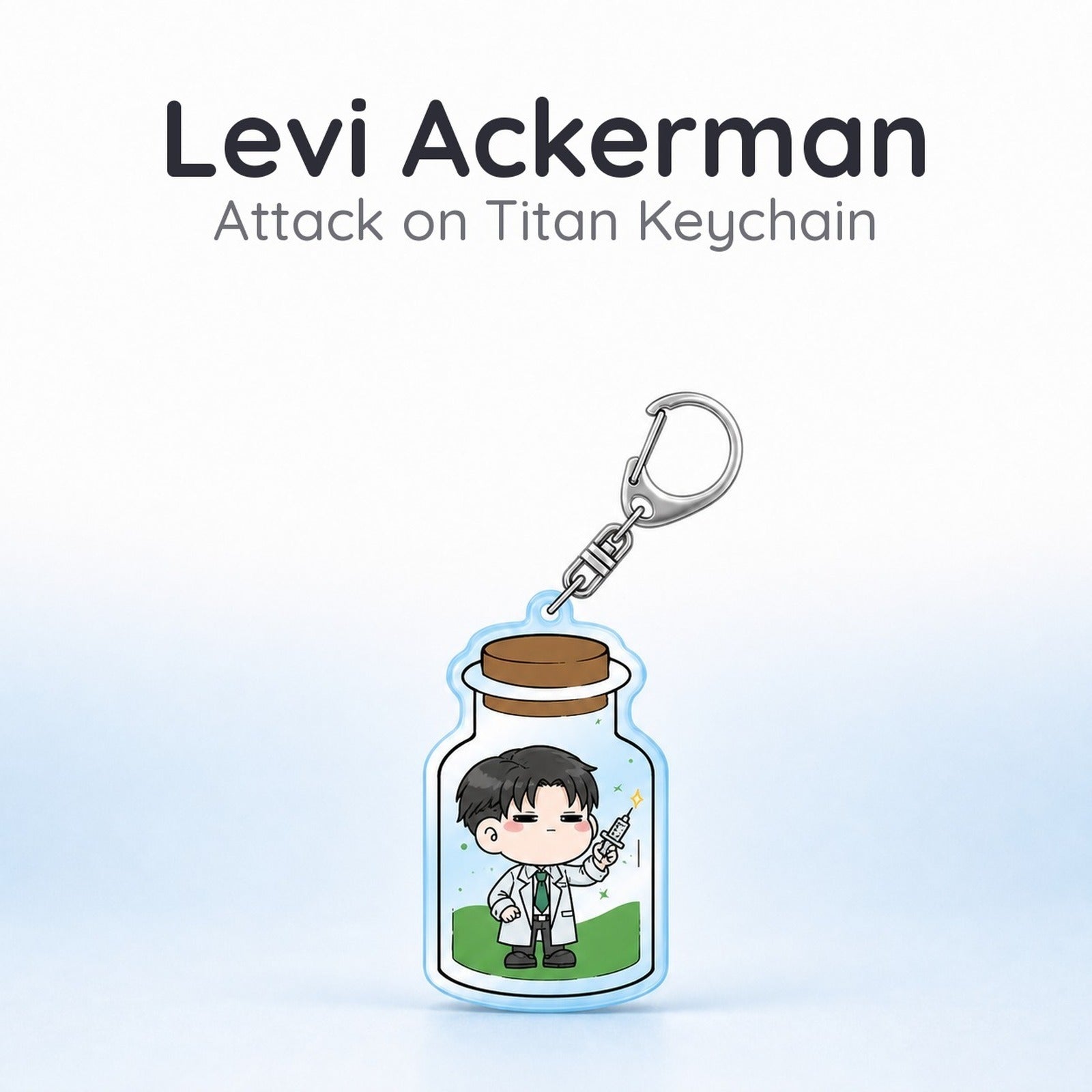 Attack on Titan The Final Season Vol. 15 Acrylic Key Chain - Levi Ackerman - Image 1