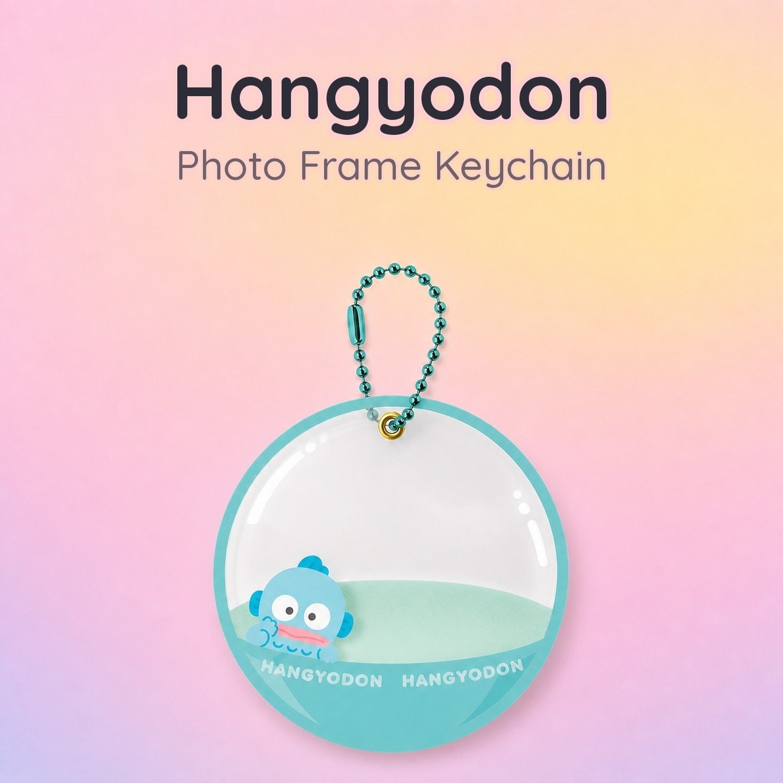 Sanrio Characters Capsule Style Frame Key Chain - Hangyodon - Image 1