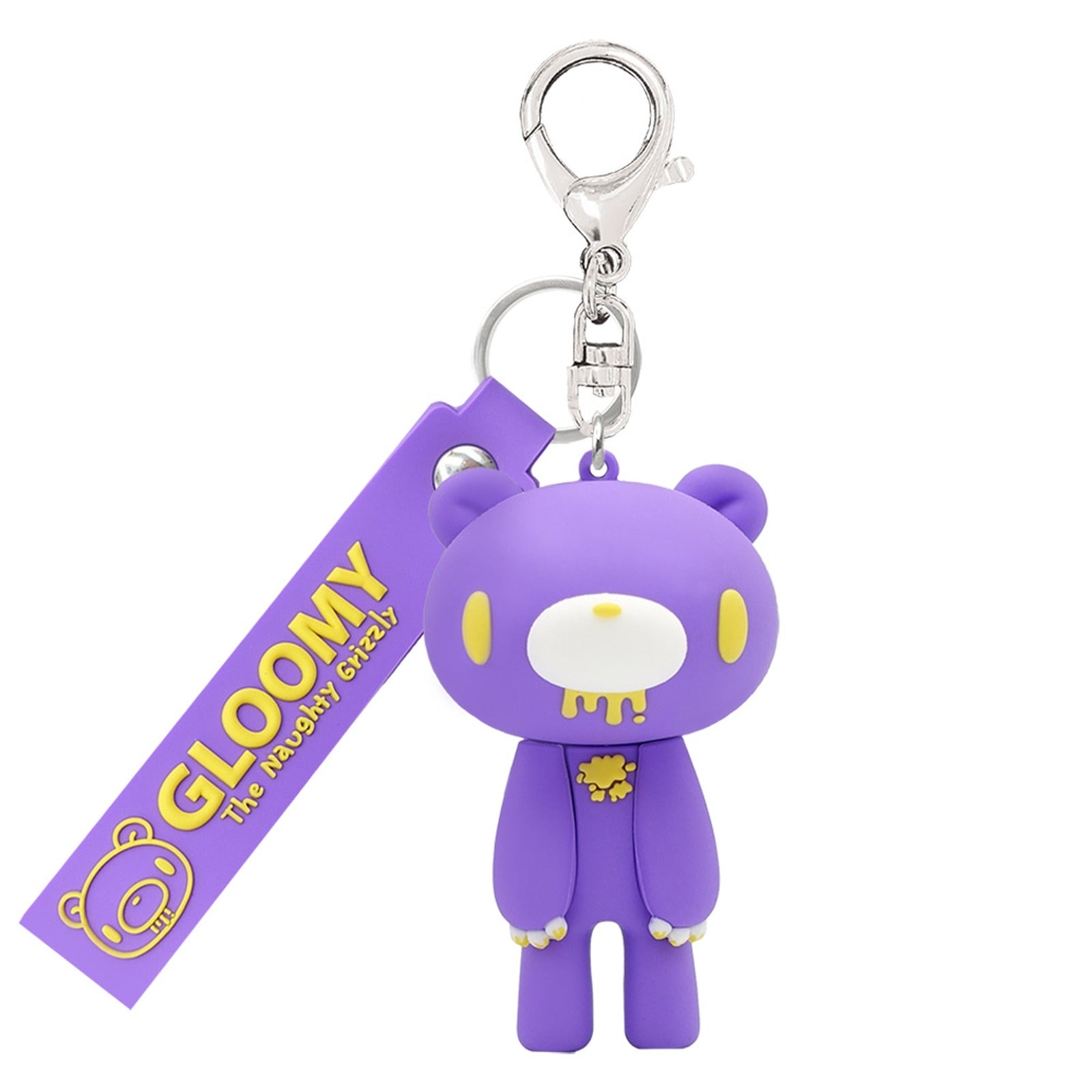 GLOOMY The Naughty Grizzly - Acai Purple Keyring Figure - Image 2