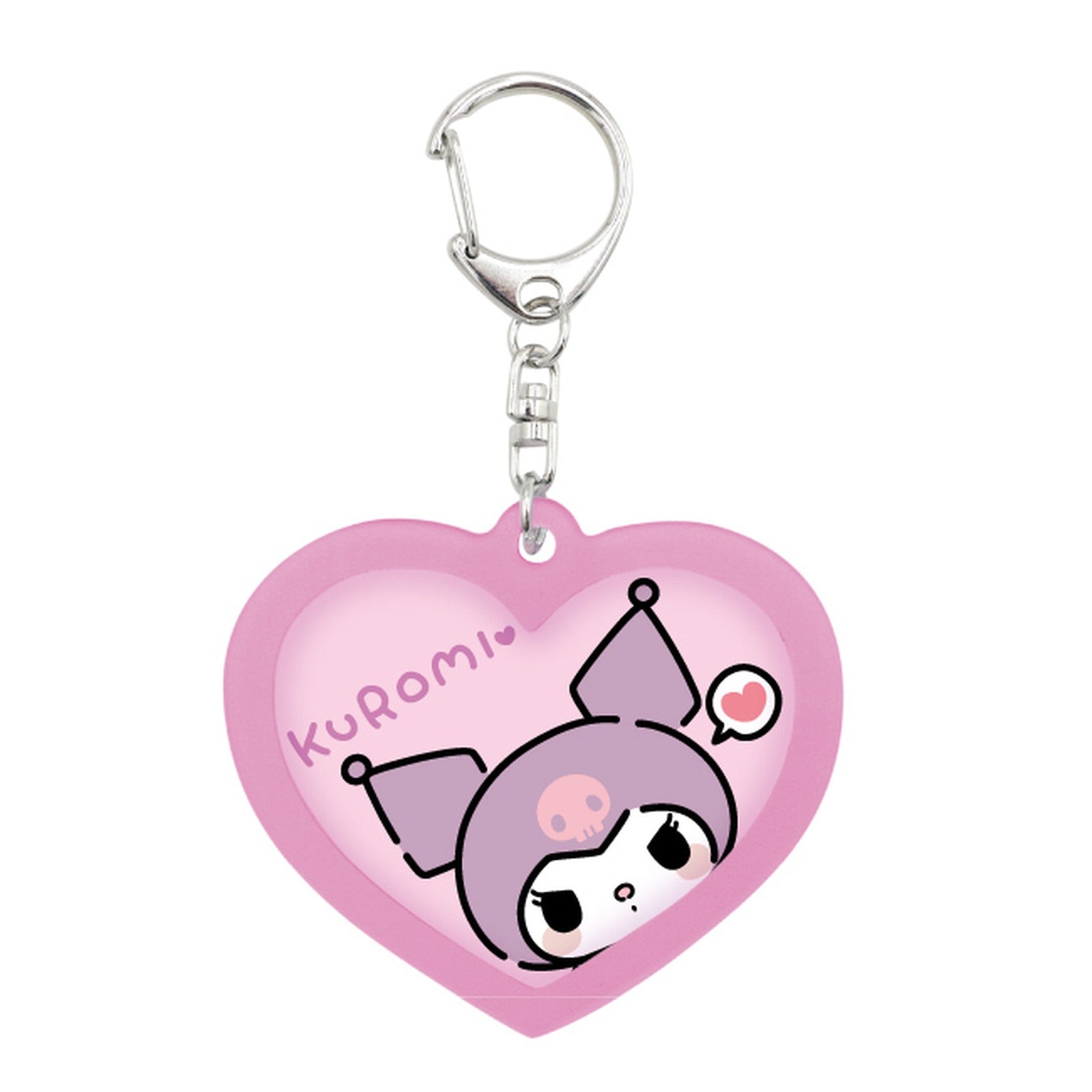 Sanrio Kuromi Meromero Change Keychain - Lenticular Expression Charm - Image 2