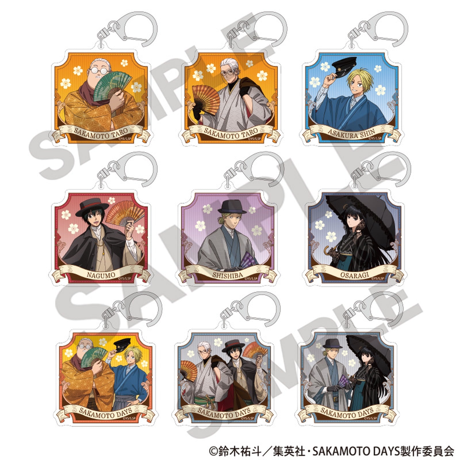 Sakamoto Days - Trading Acrylic Keychain Modern Kimono Edition (Blind Bag) - Image 2