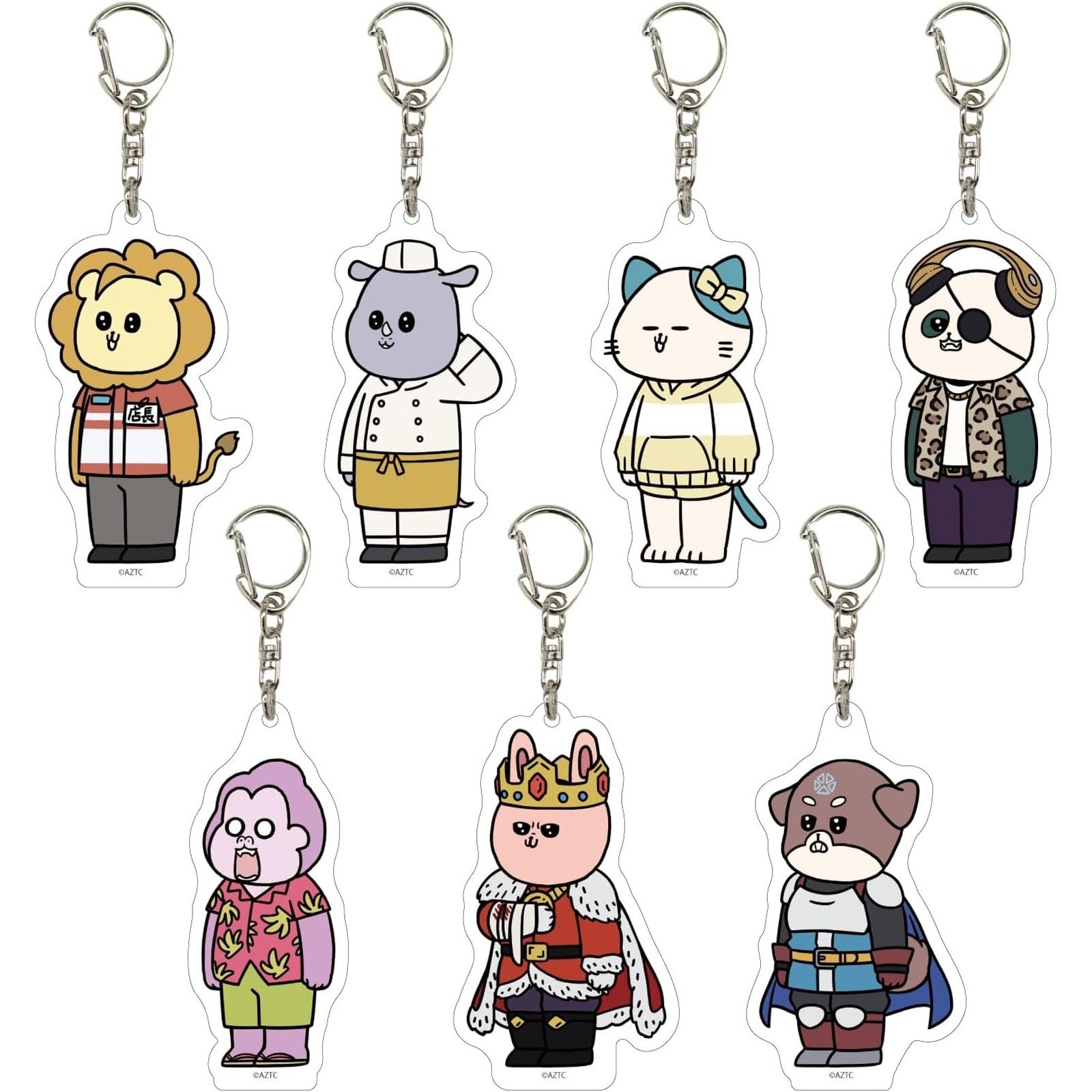 Modern Mistranslation Acrylic Keychain 01 - Official Illustration (Blind Bag) - Image 2