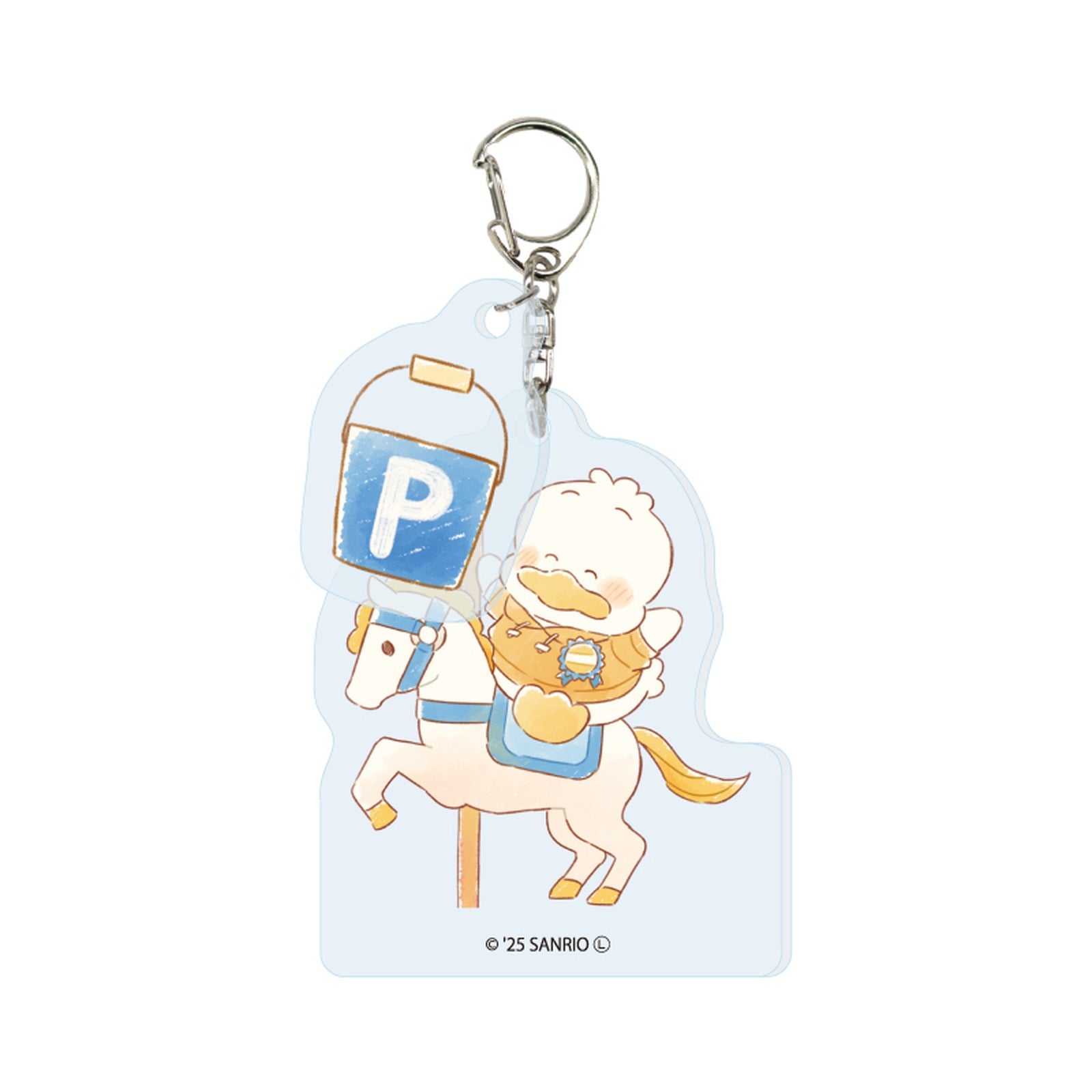 HAPIDANBUI Acrylic Key Chain with Parts 33 - Ahiru no Pekkle Graff Art - Image 2