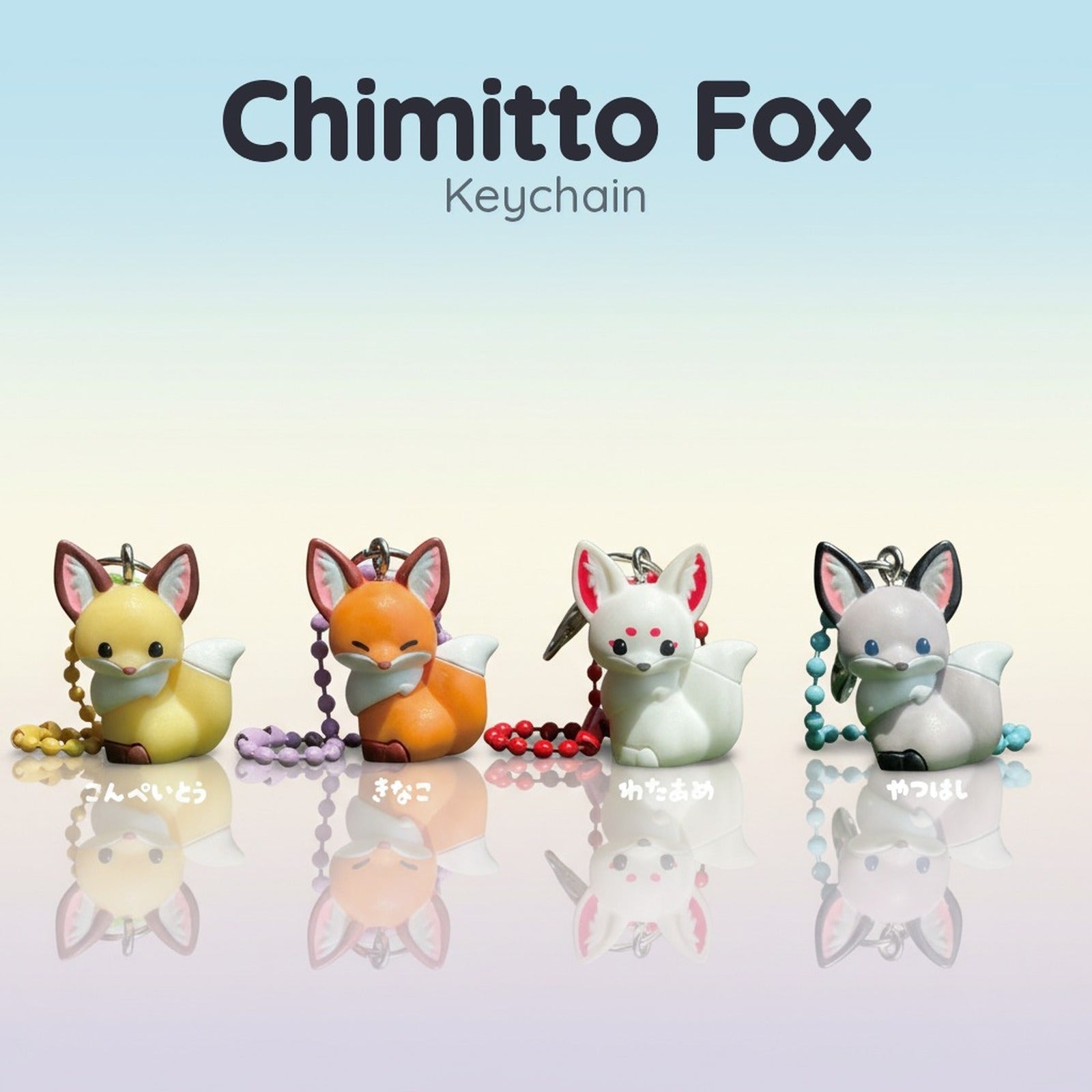 Chokon to Kitsune - Chimitto Fox Keychain (Blind Capsule) - Image 2