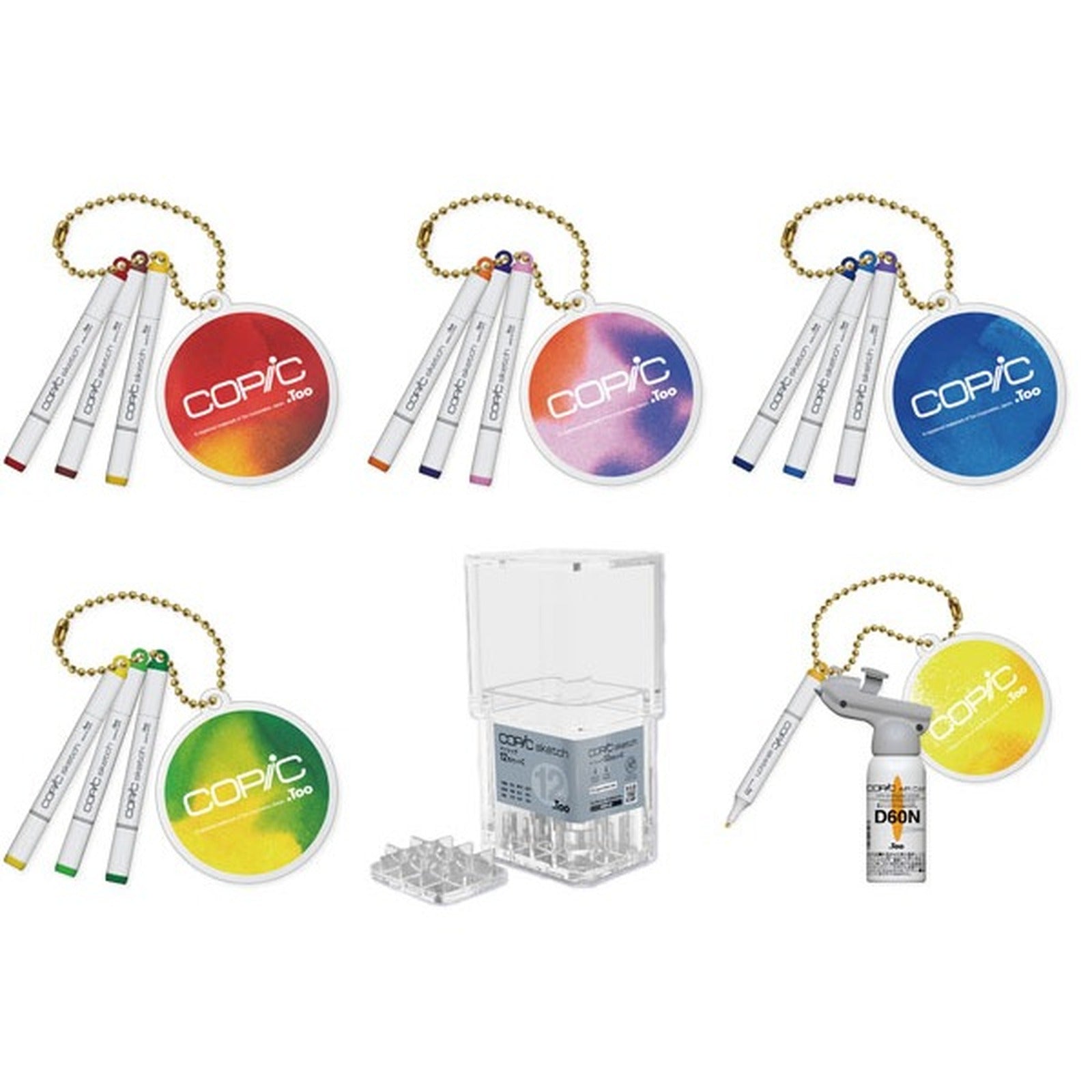 COPIC Miniature Keychain Plus - Collectible Marker Replica (Blind Capsule) - Image 2