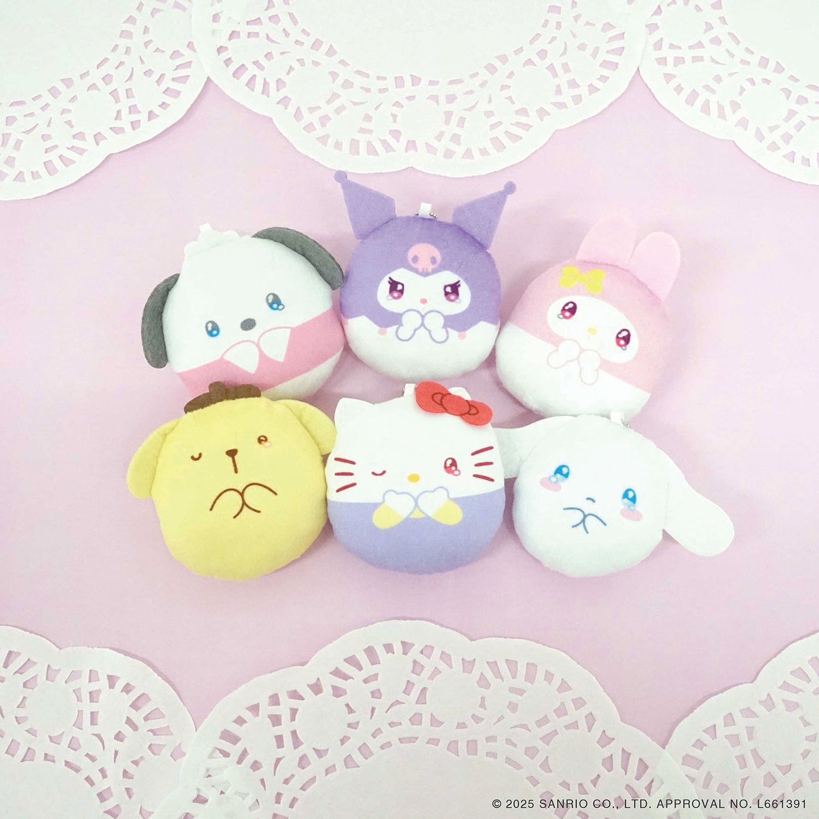 Sanrio Characters Cushion Key Chain - Corocoro Village Collection (Blind Capsule) - Image 2