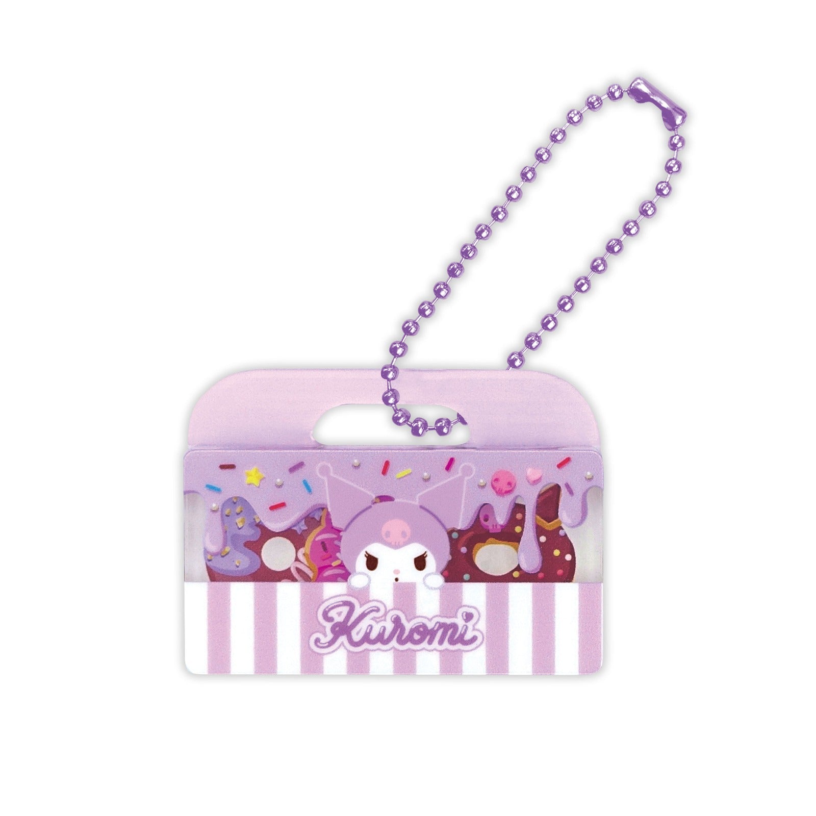 Sanrio Kuromi Donut Package Keychain - Sweet Treats Design - Image 2