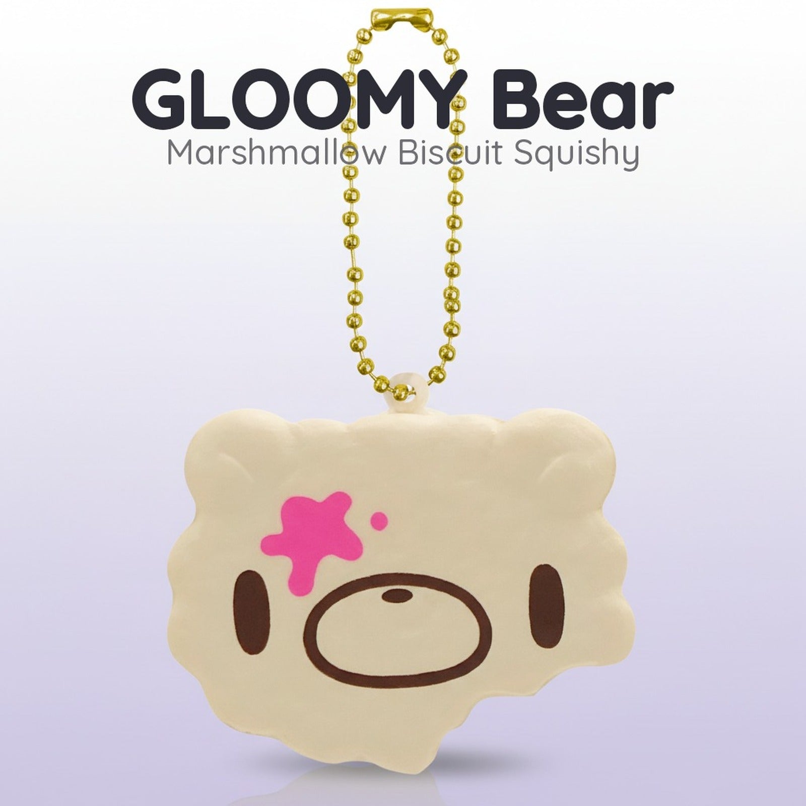 GLOOMY The Naughty Grizzly Squeeze Mascot - Marshmallow Biscuit - Image 2