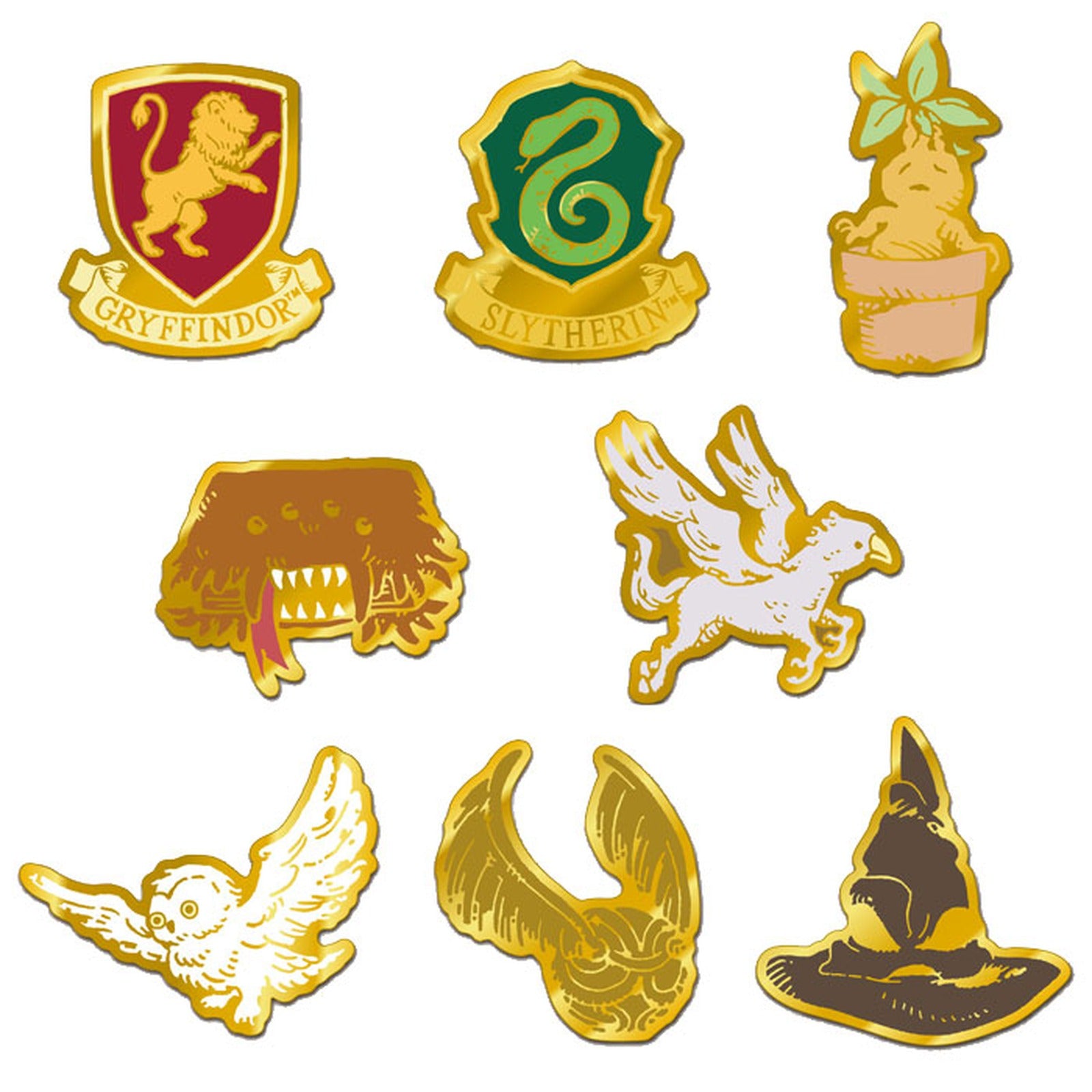 Harry Potter Pins Collection - Hogwarts House Crests & Icons (Blind Box) - Image 2