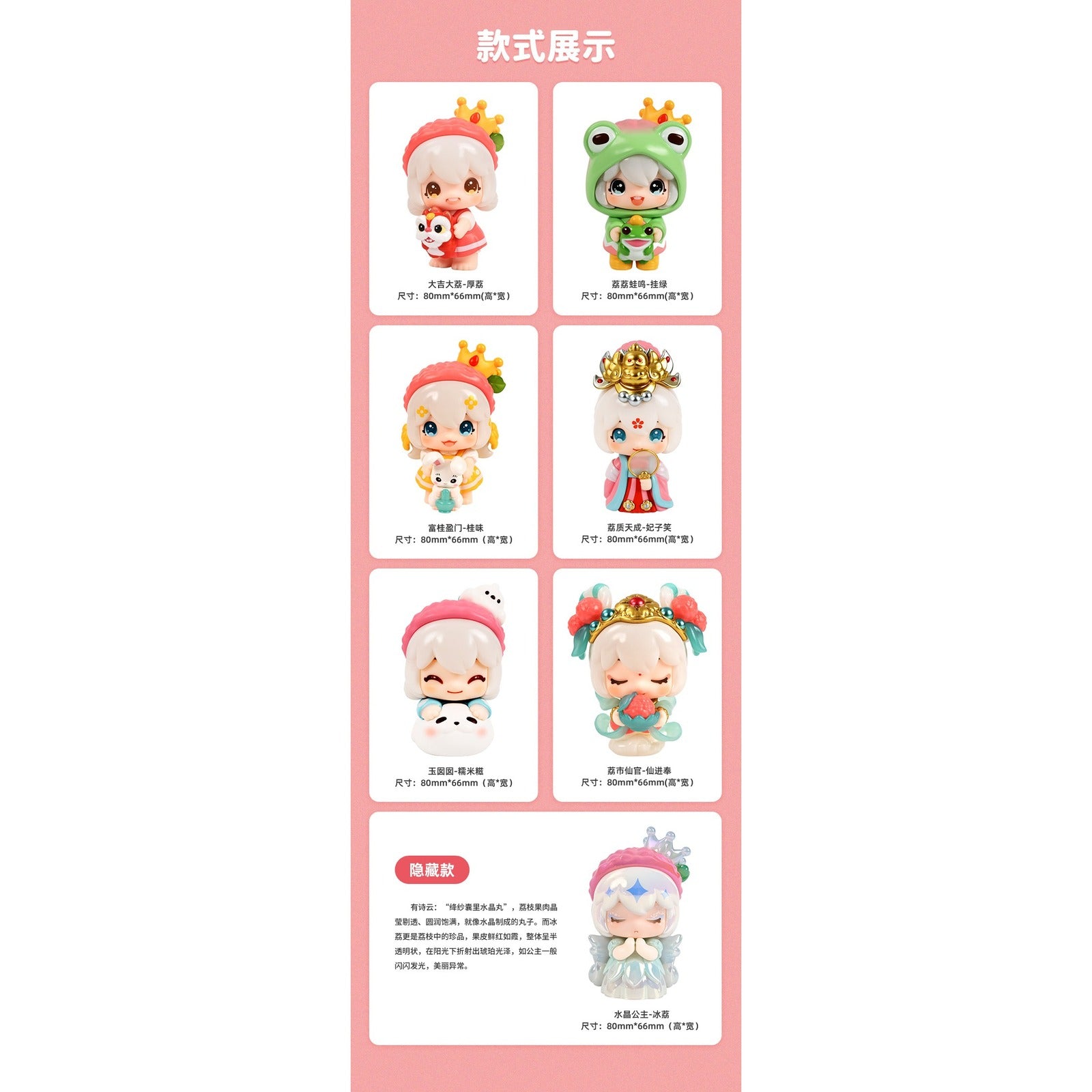 Holly Lychee Elf Series Figure by MAN QI LE (Blind Box) - Image 3