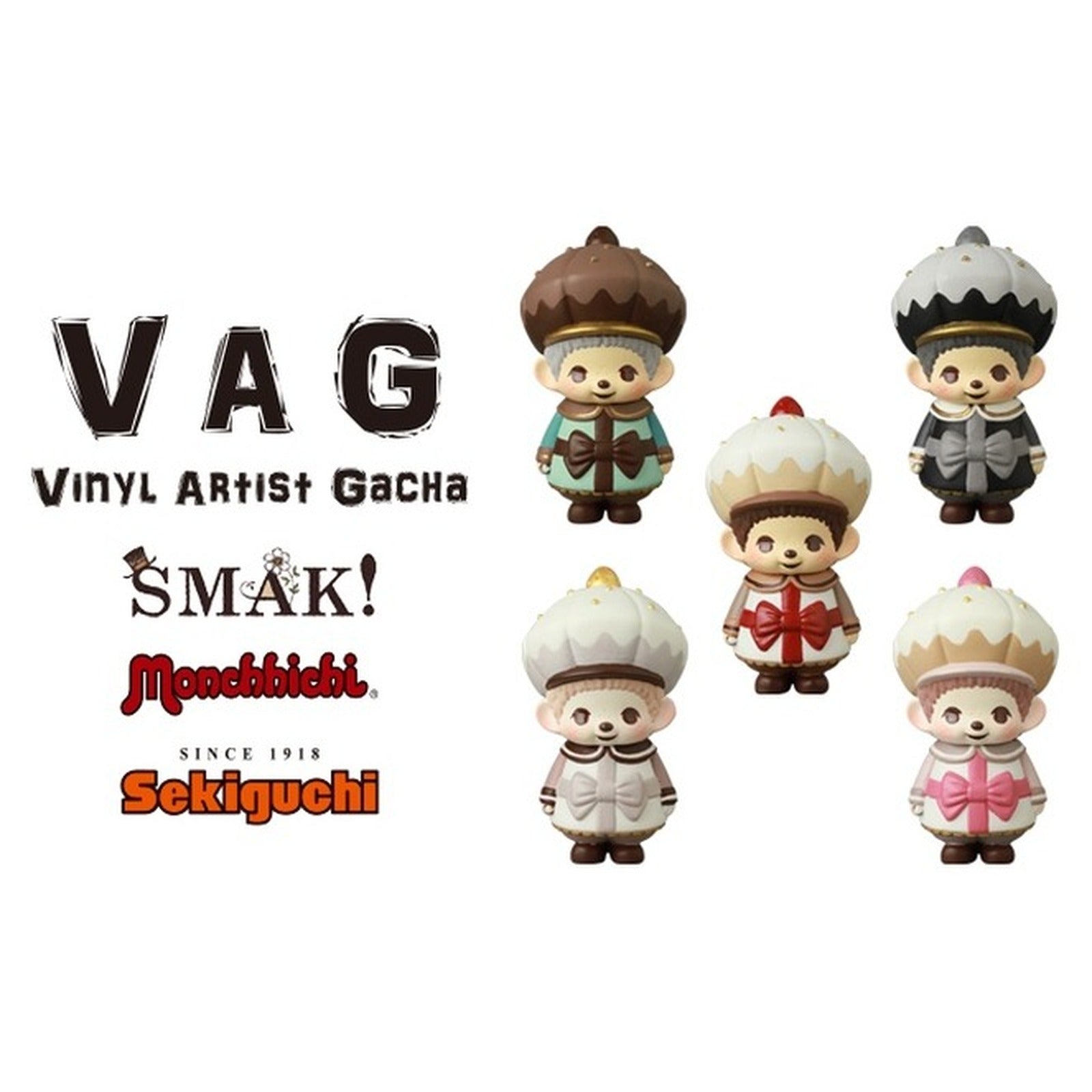 VAG Series 45 - Monchhichi Happy Gift Box Vinyl Figure (Blind Capsule) - Image 3