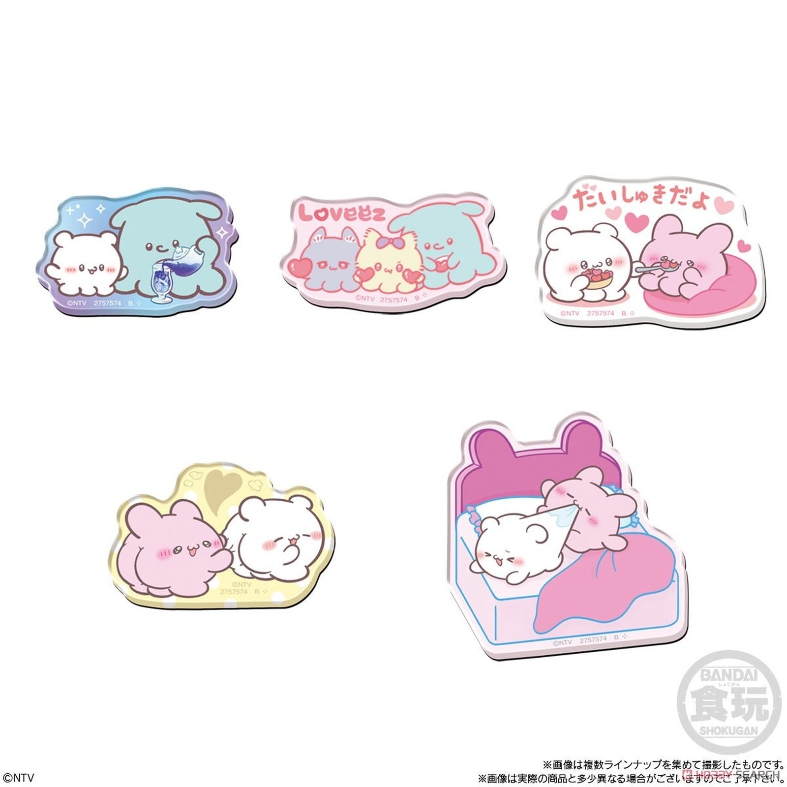 Bandai Loveez Character Magnets - Candy Toy Acrylic Magnet Collection (Blind Bag) - Image 3
