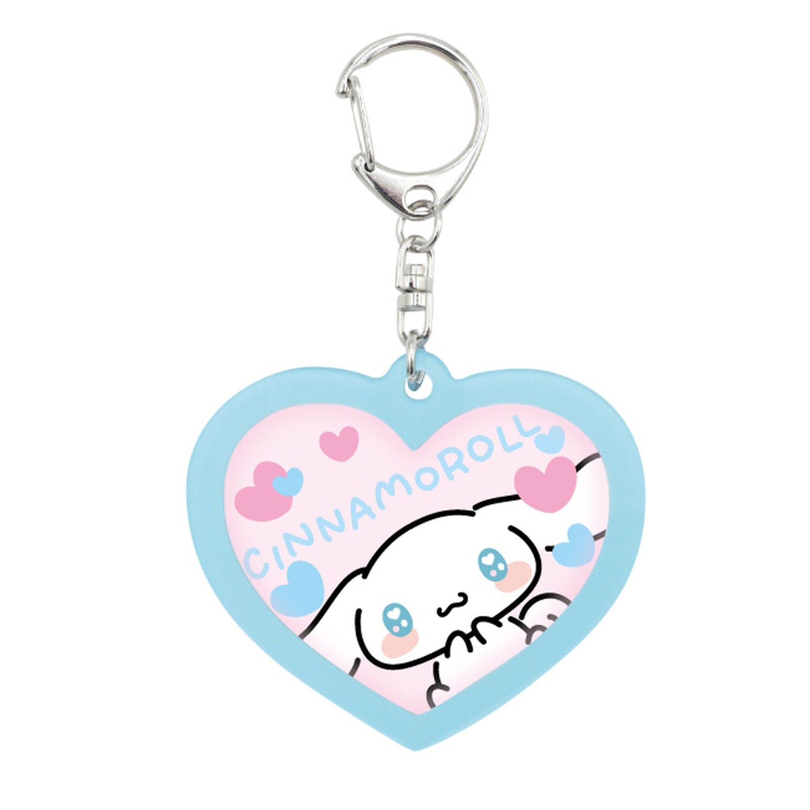 Sanrio Cinnamoroll Meromero Change Keychain - Lenticular Expression Charm - Image 3