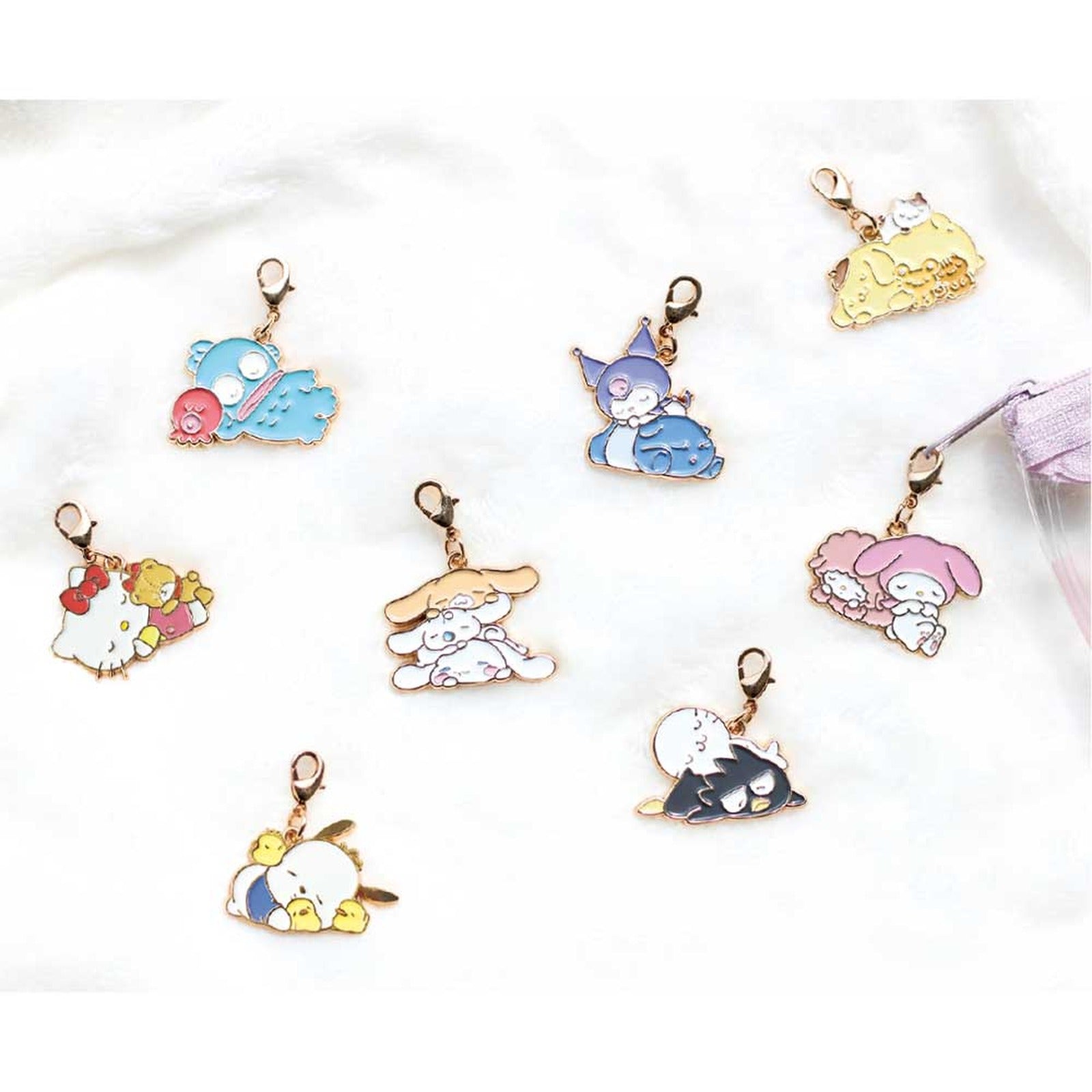 Sanrio Characters Trading Metal Charm - Suyasuya Sleeping Collection (Blind Bag) - Image 4