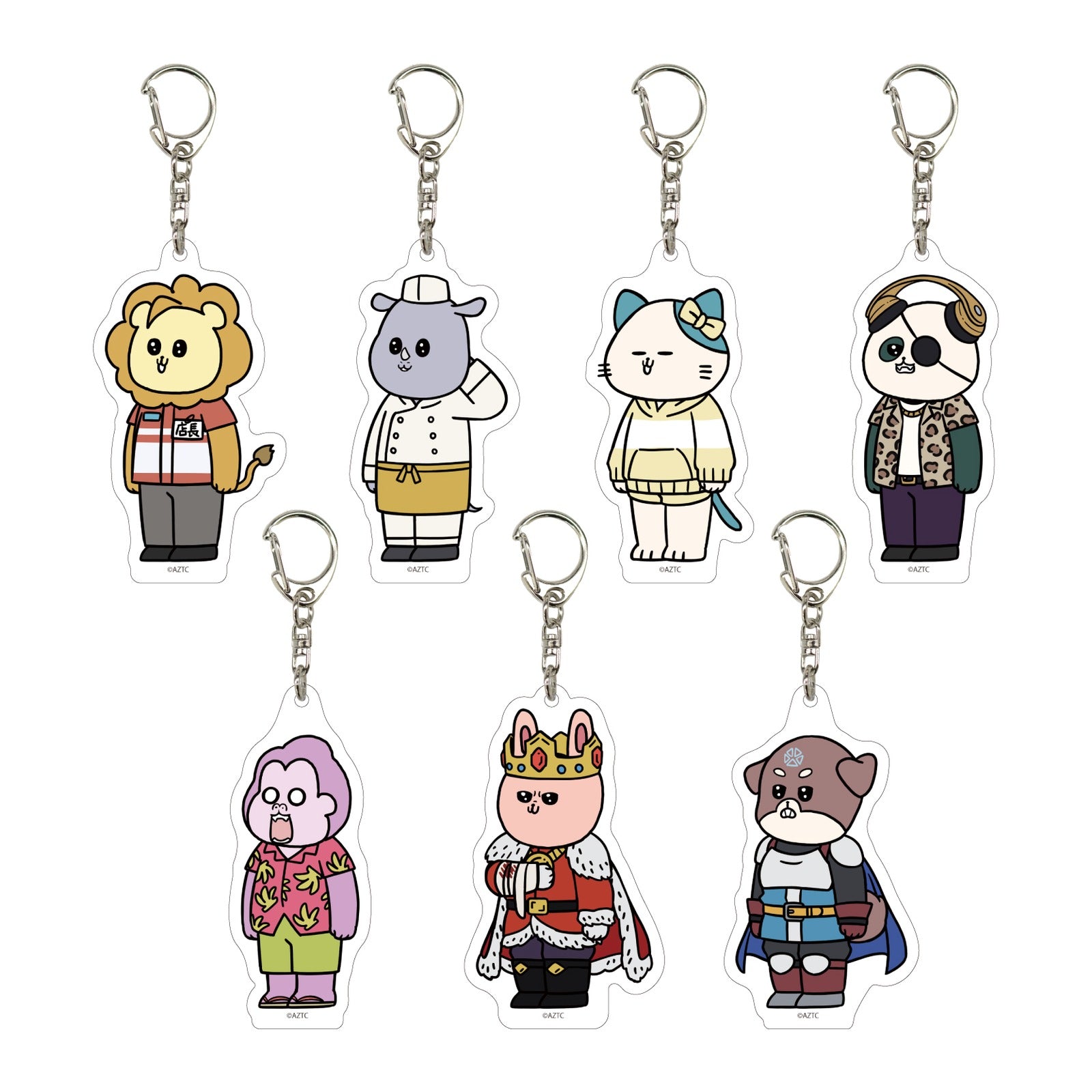 Modern Mistranslation Acrylic Keychain 01 - Official Illustration (Blind Bag) - Image 4