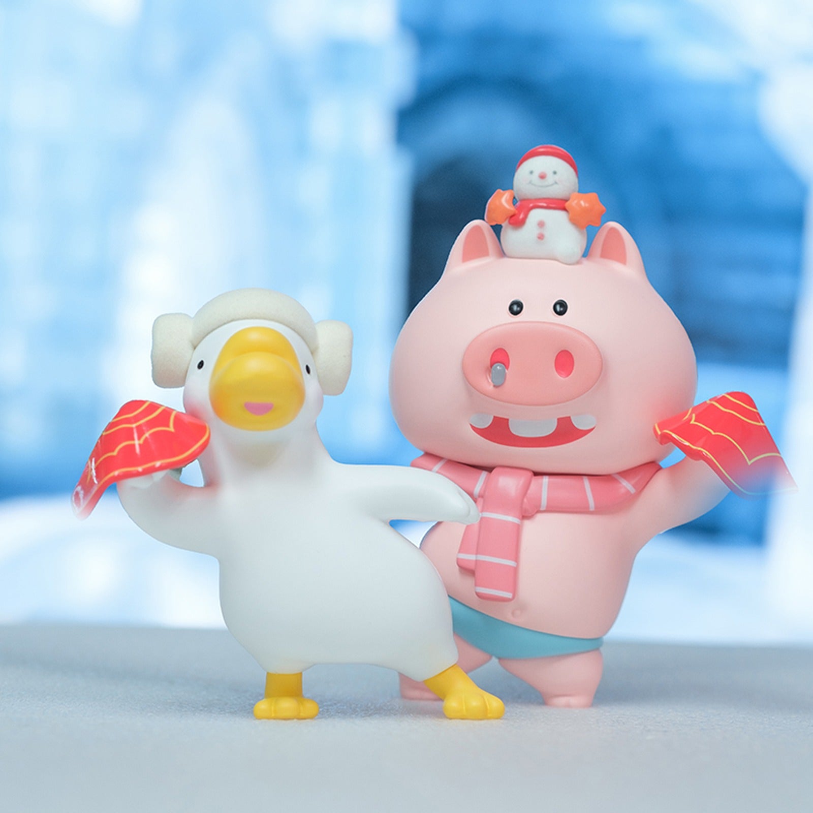 XFREE Fruit Goose vs Dudu Pig Rampage Check-in Squad (Blind Box) - Image 4