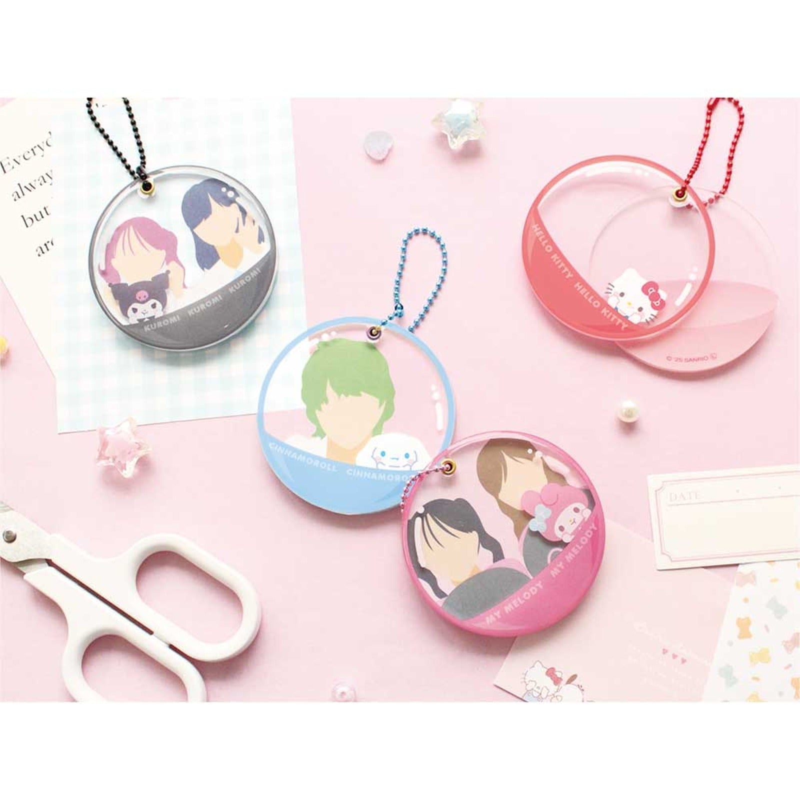 Sanrio Characters Capsule Style Frame Key Chain - Hangyodon - Image 4