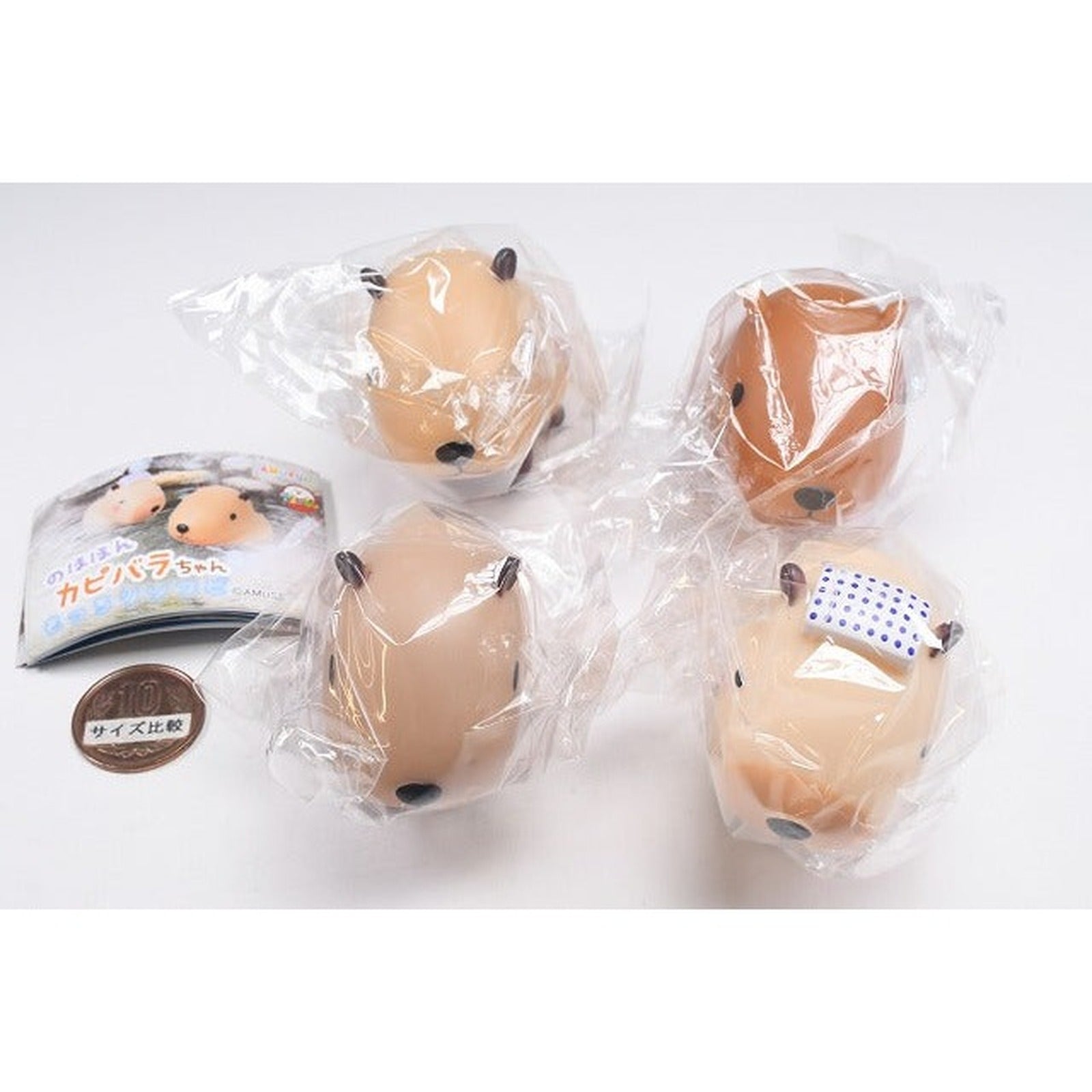 Nohohon Capybara-chan Mocchiri Soft Vinyl Figure - Hot Spring Capybaras (Blind Capsule) - Image 4
