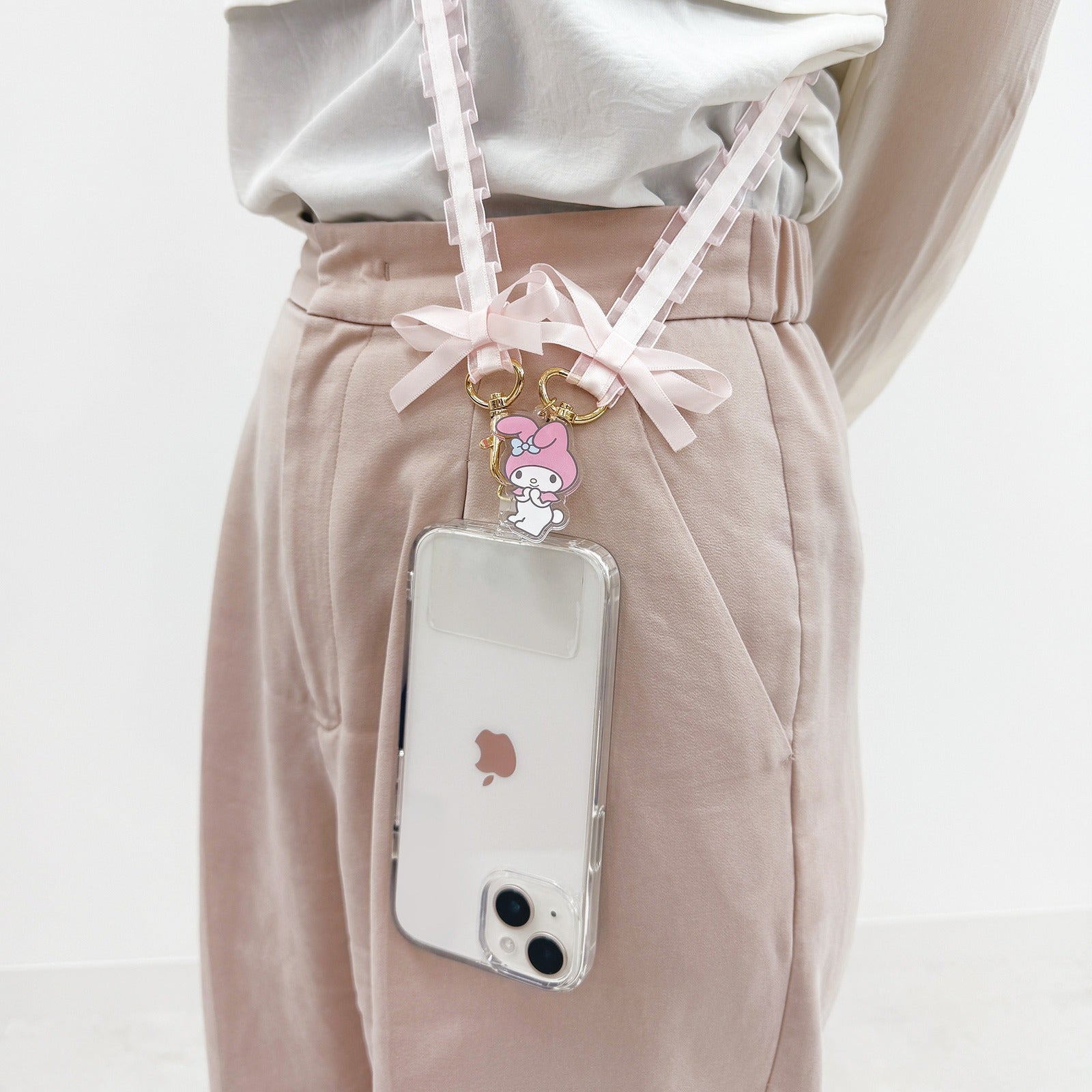Sanrio Characters Frill Ribbon Shoulder Strap - My Melody - Image 5