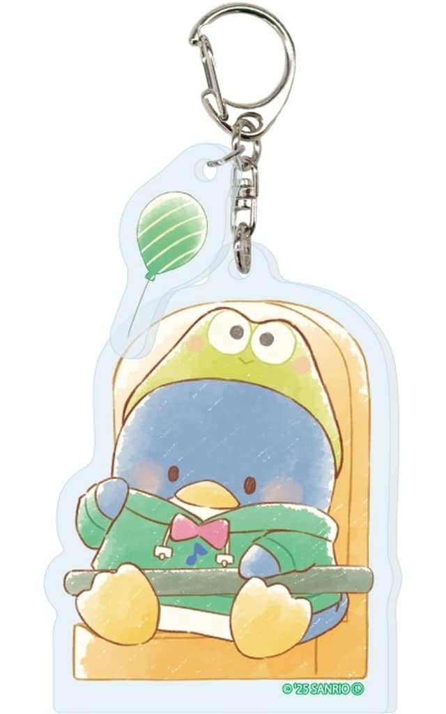 Acrylic Key Chain with Parts HAPIDANBUI 27 Kero Kero Keroppi (Graff Art Illustration)