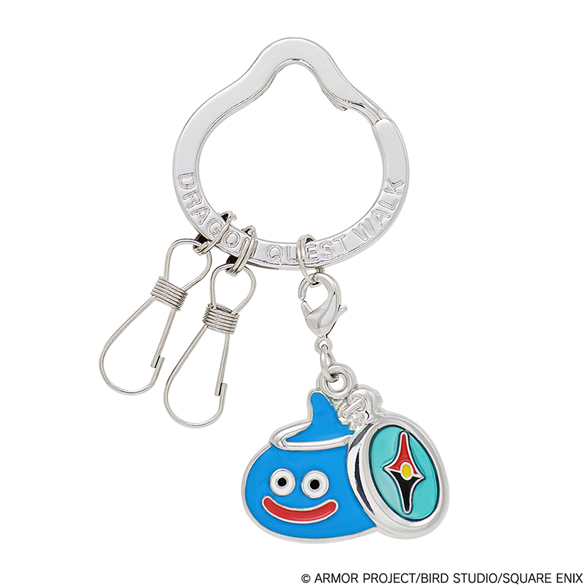 "Dragon Quest" Smile Slime Metal Key Ring Slime