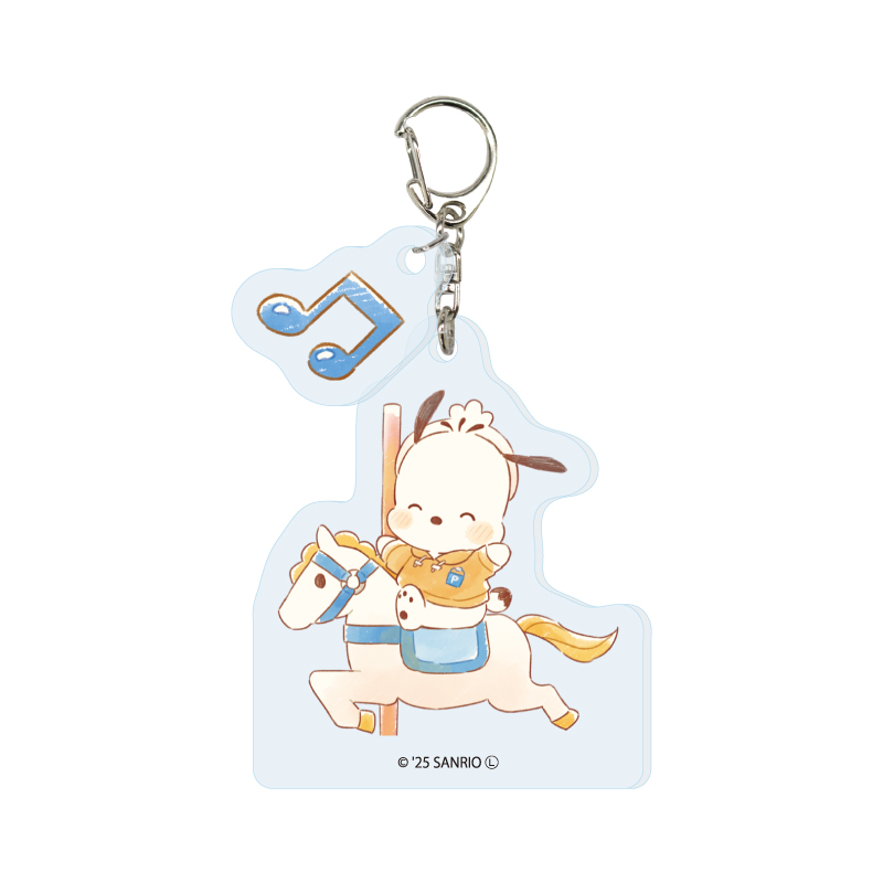 Acrylic Key Chain with Parts HAPIDANBUI 33 Ahiru no Pekkle (Graff Art Illustration)