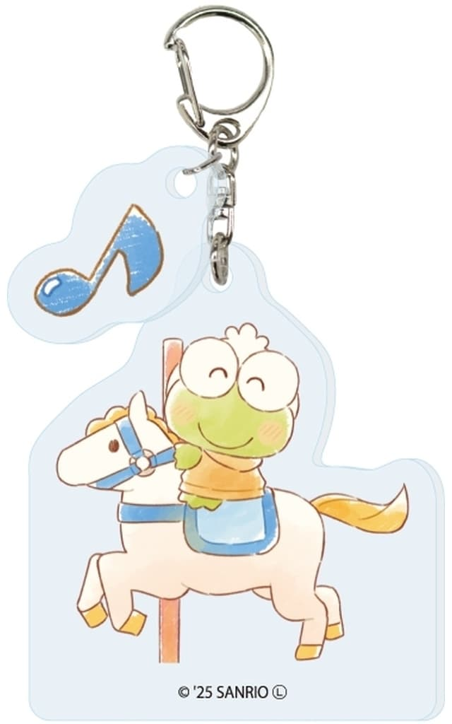 Acrylic Key Chain with Parts HAPIDANBUI 34 Pochacco (Graff Art Illustration)